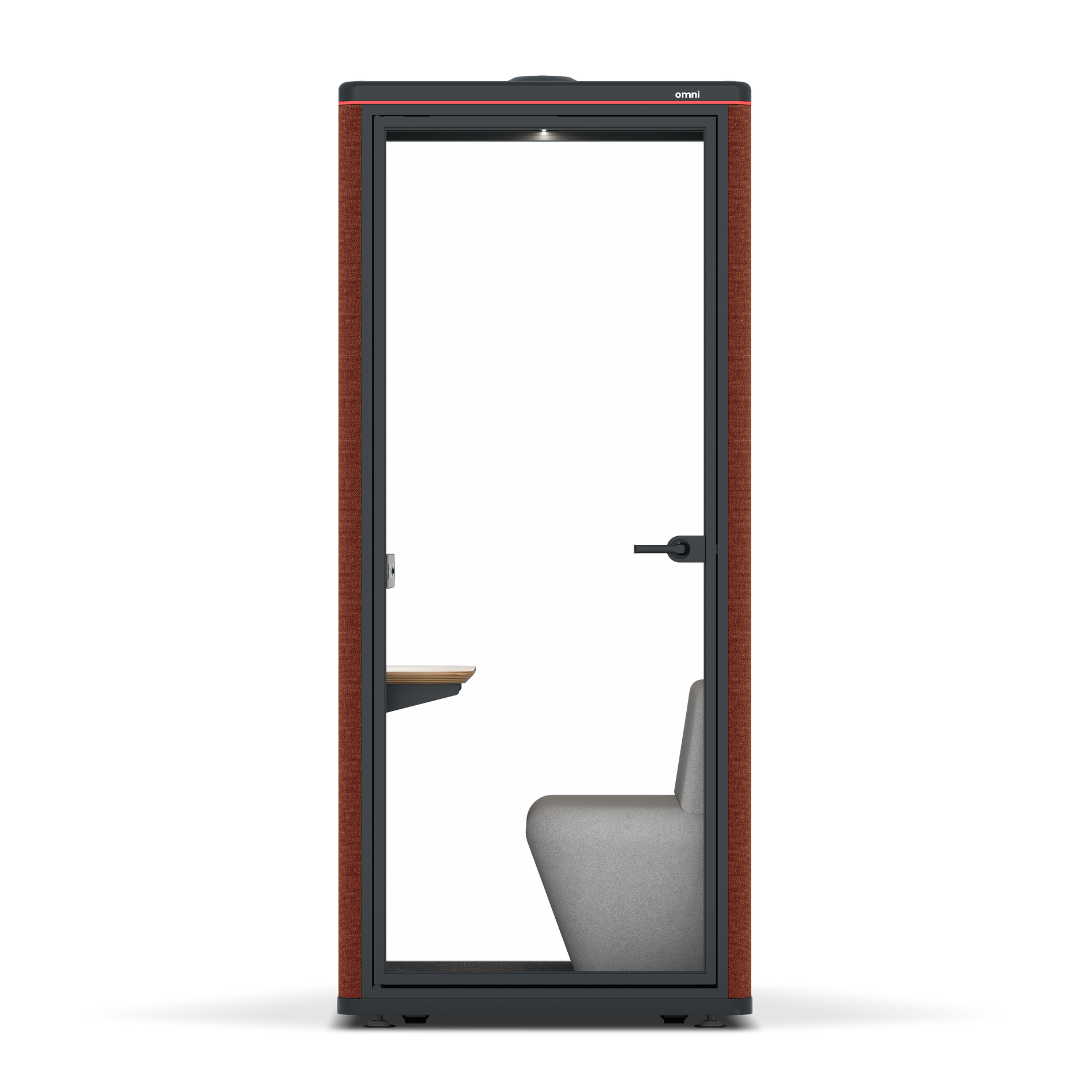 Omni OneCompact Sit-down / Gabriel Medley Deep Rouge / Grey Corrugated