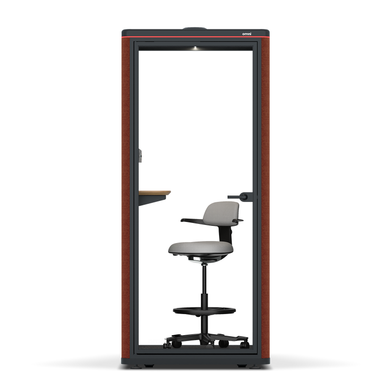 Omni OneStatic Device Shelf / Gabriel Medley Deep Rouge / #a49f98