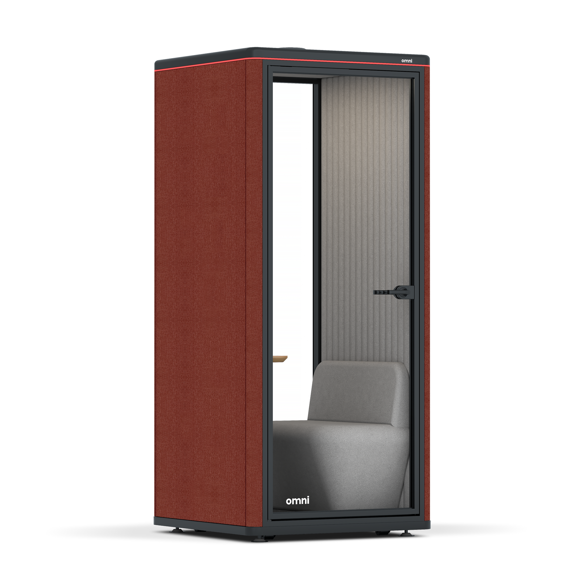 Omni OneCompact Sit-down / Gabriel Medley Deep Rouge / Grey Corrugated