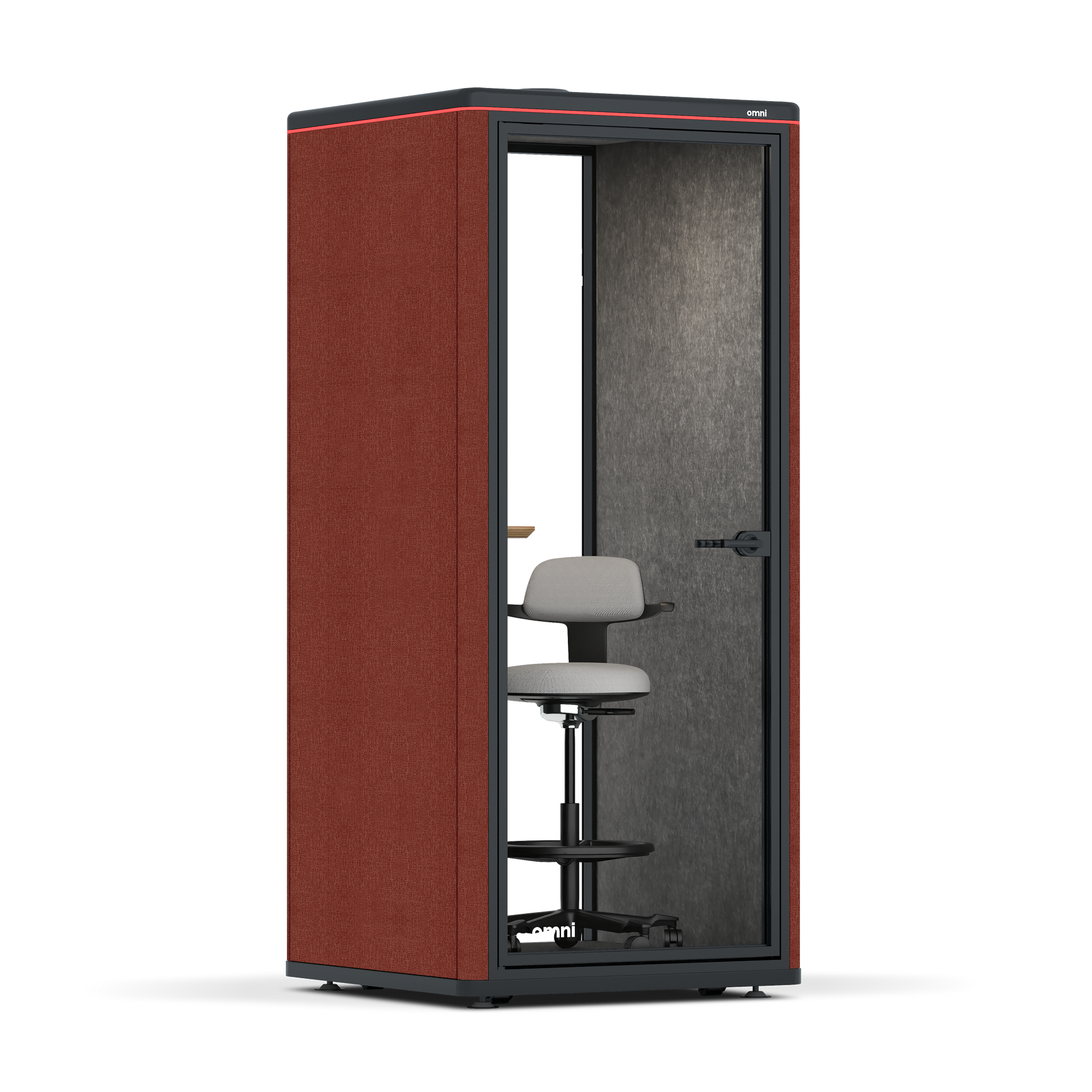 Omni OneStatic Device Shelf / Gabriel Medley Deep Rouge / #615f5d