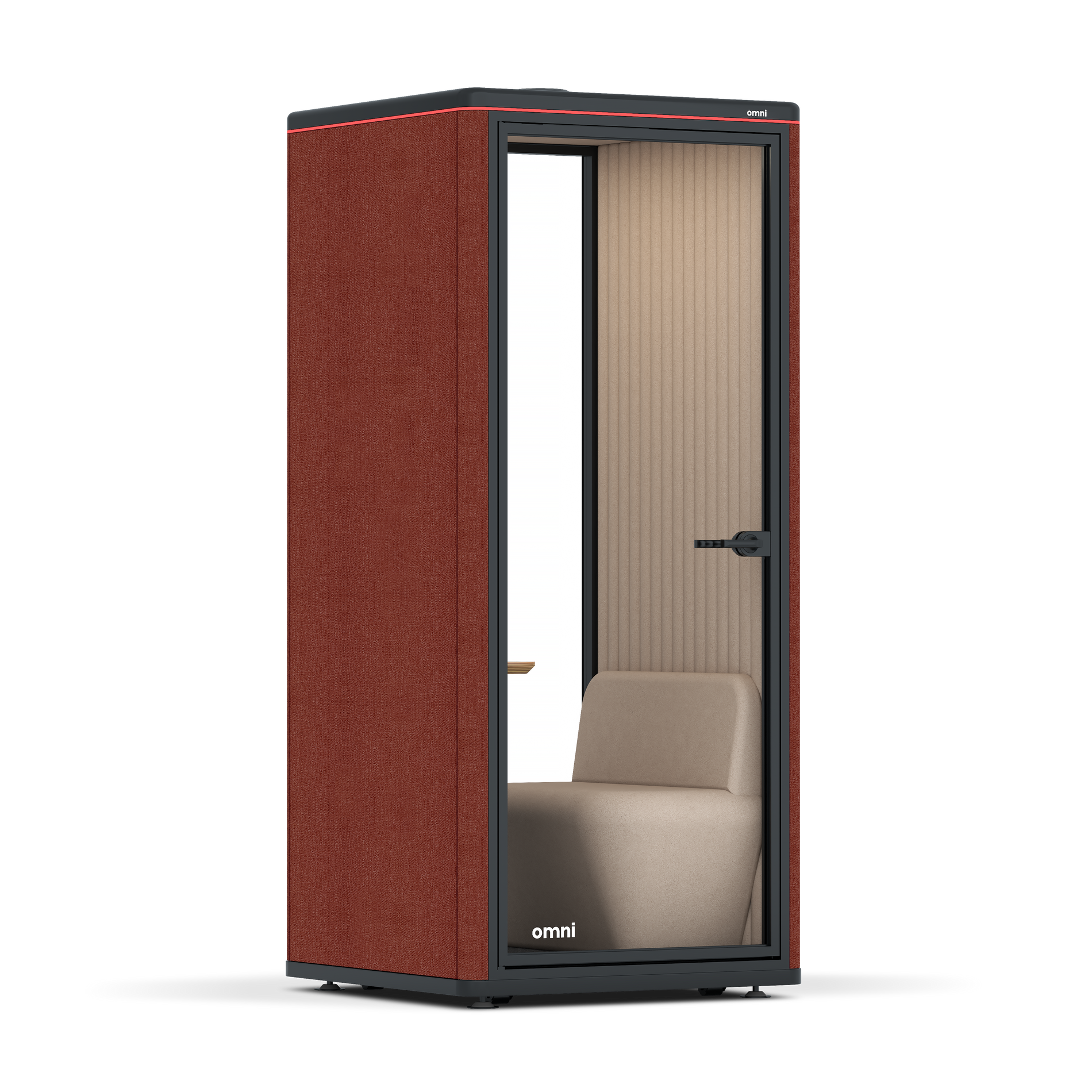 Omni OneCompact Sit-down / Gabriel Medley Deep Rouge / Beige Corrugated
