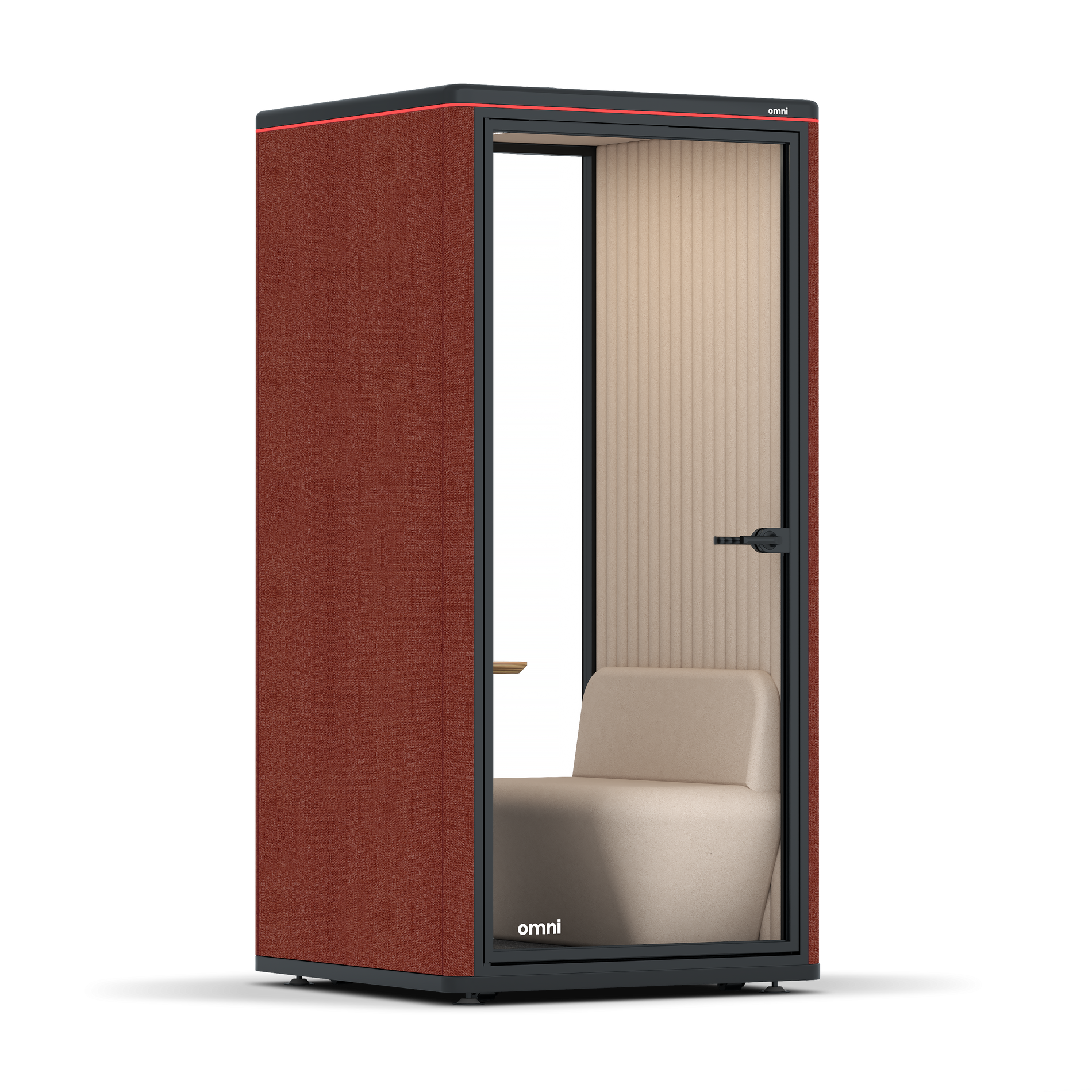 Omni One PlusPlus Sit-down / Gabriel Medley Deep Rouge / Beige Corrugated