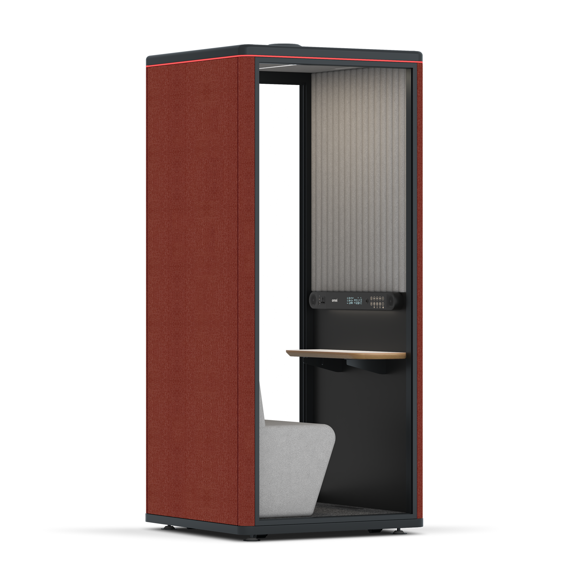 Omni OneCompact Sit-down / Gabriel Medley Deep Rouge / Grey Corrugated