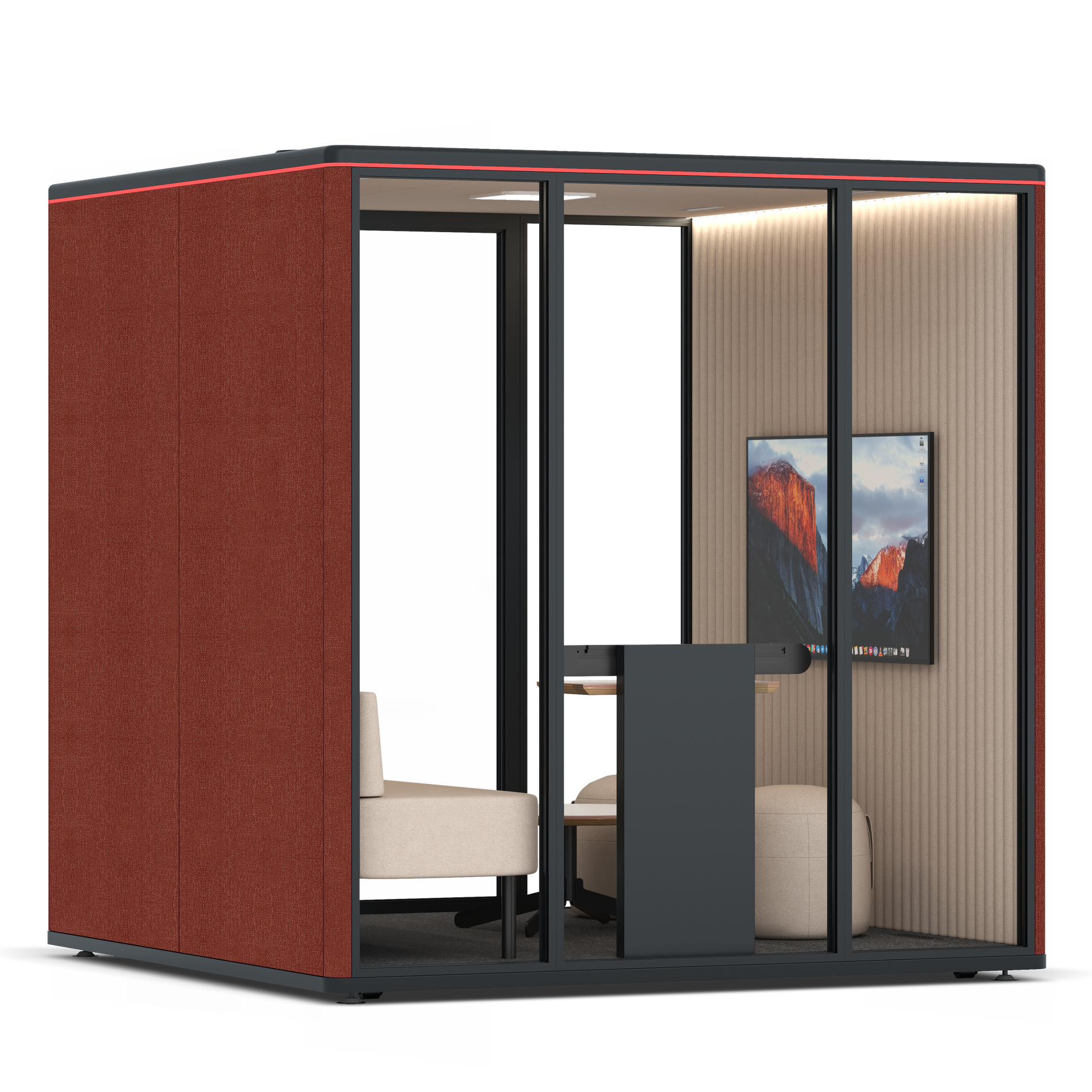 Omni SixLounge / Gabriel Medley Deep Rouge / #a18e7e
