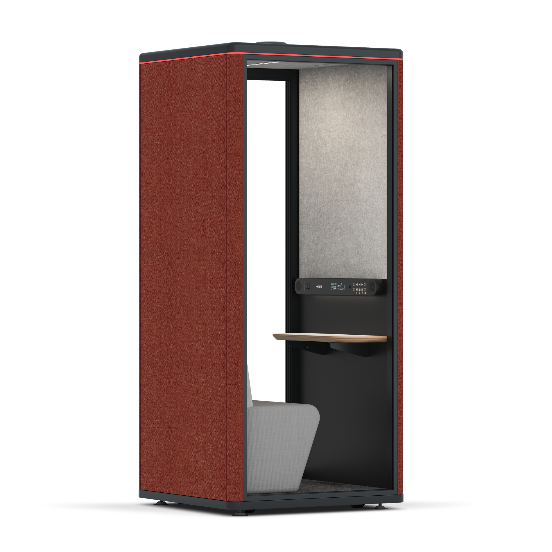 Omni OneCompact Sit-down / Gabriel Medley Deep Rouge / Light Grey Pet Board