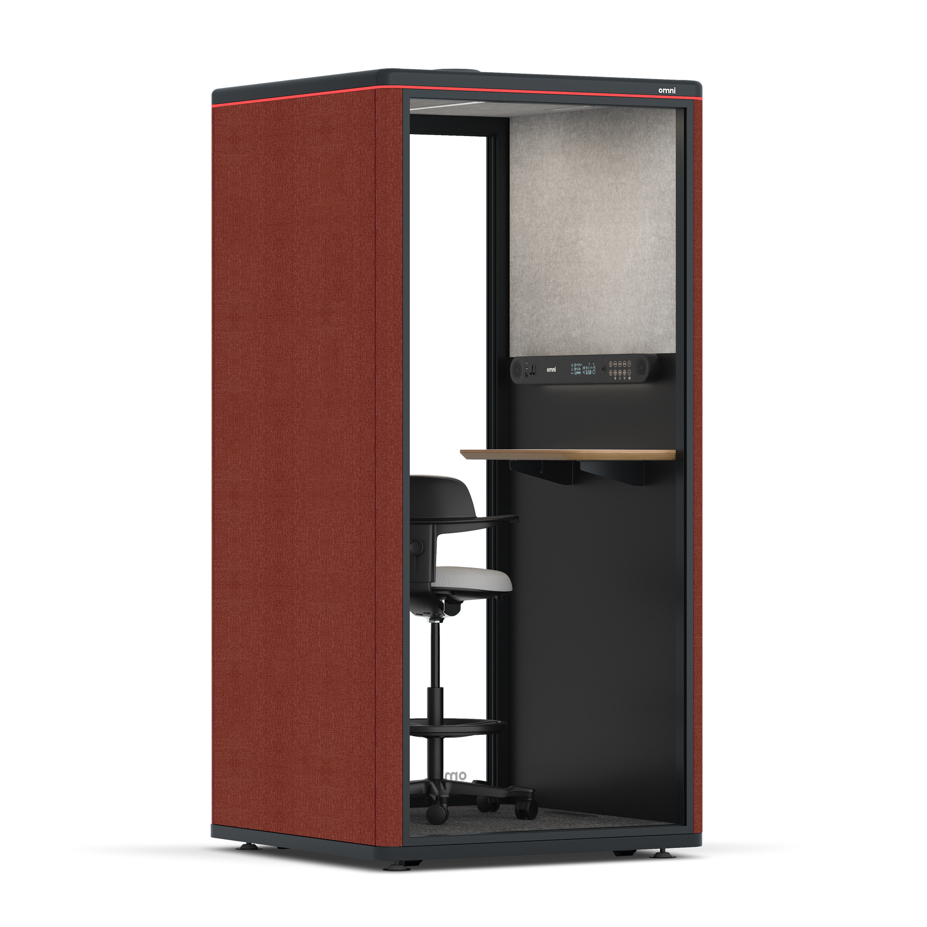 Omni One PlusStatic Device Shelf / Gabriel Medley Deep Rouge / #a49f98
