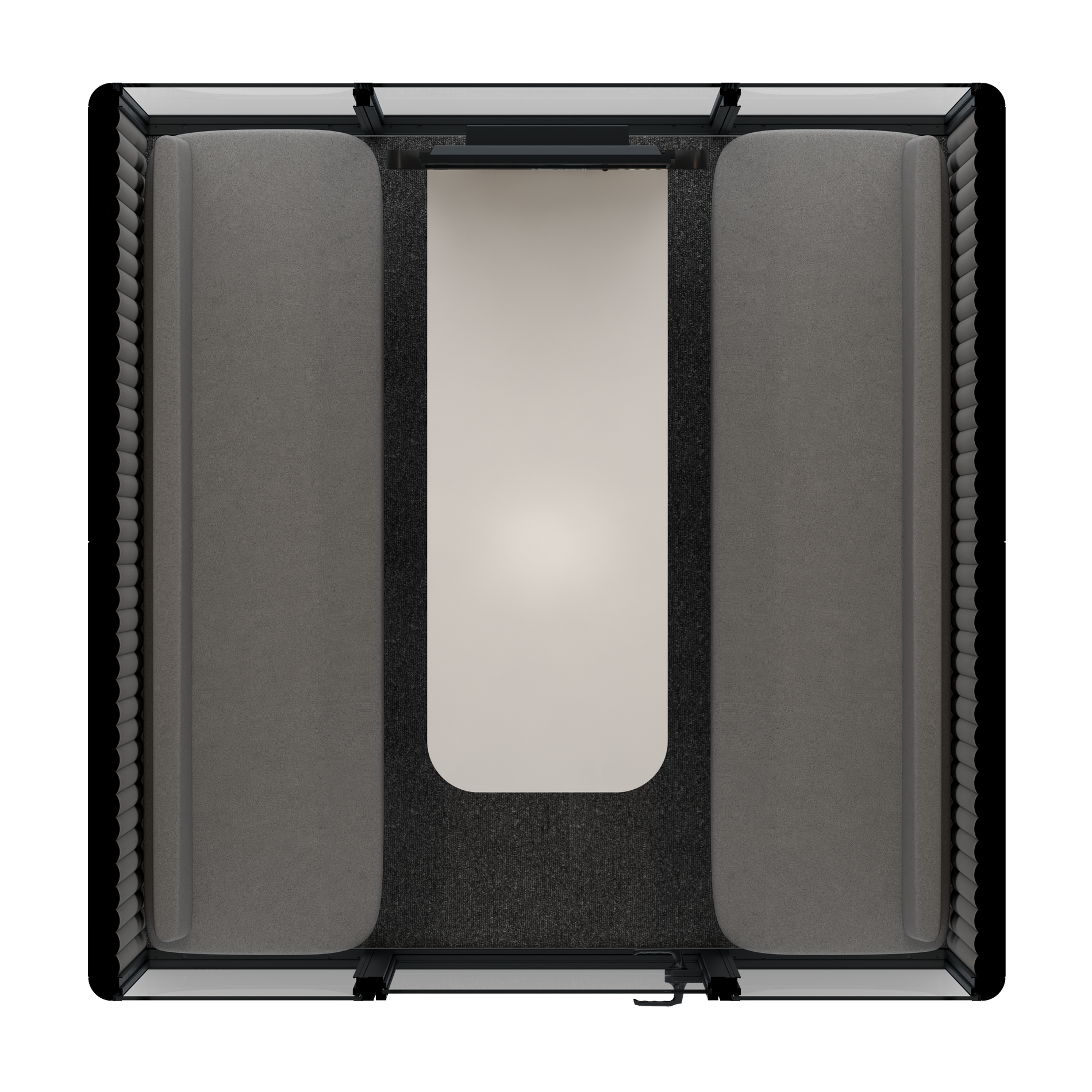 Omni SixSofa (+ Monitor Stand) / Gabriel Medley Deep Rouge / #6d6c69