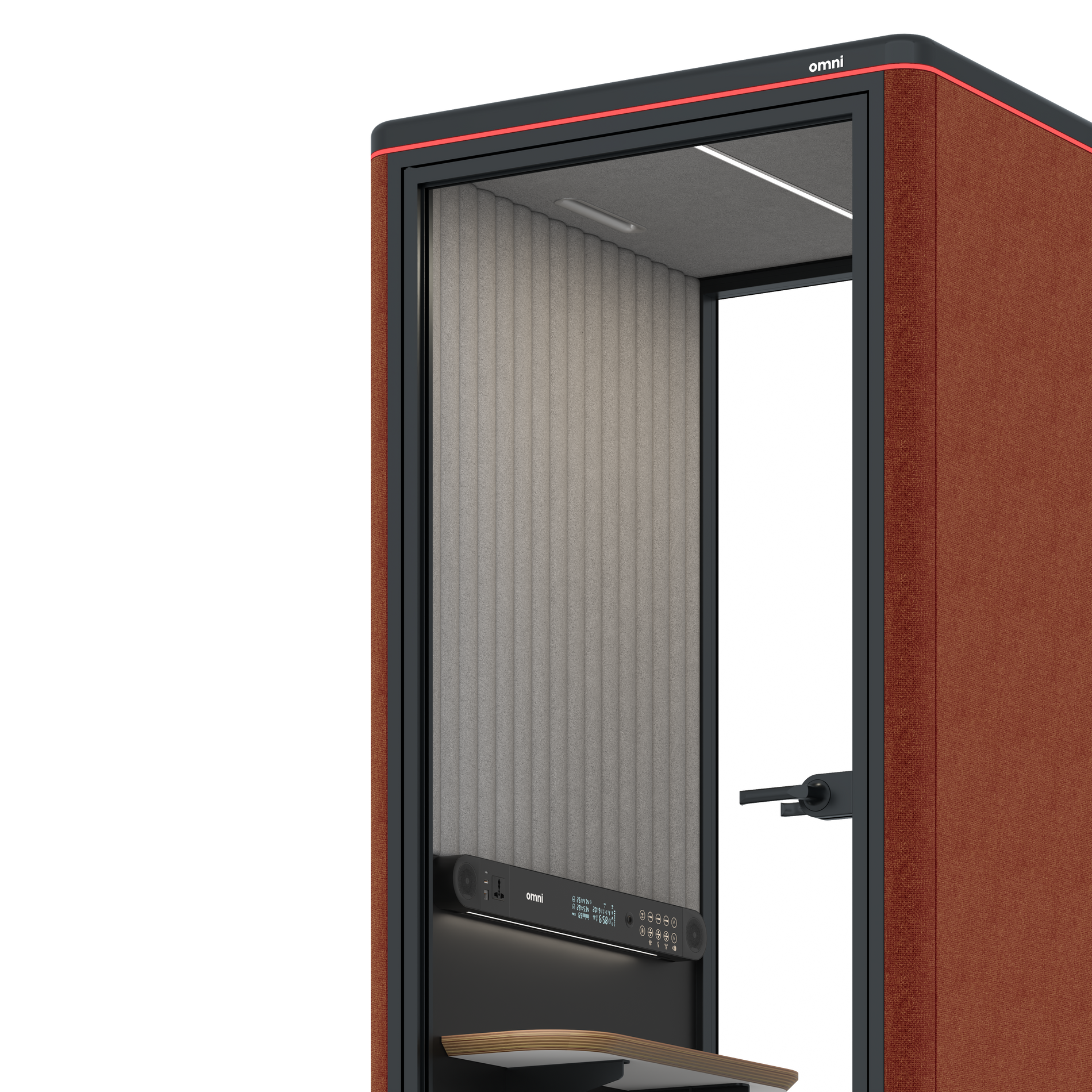 Omni OneCompact Sit-down / Gabriel Medley Deep Rouge / Grey Corrugated
