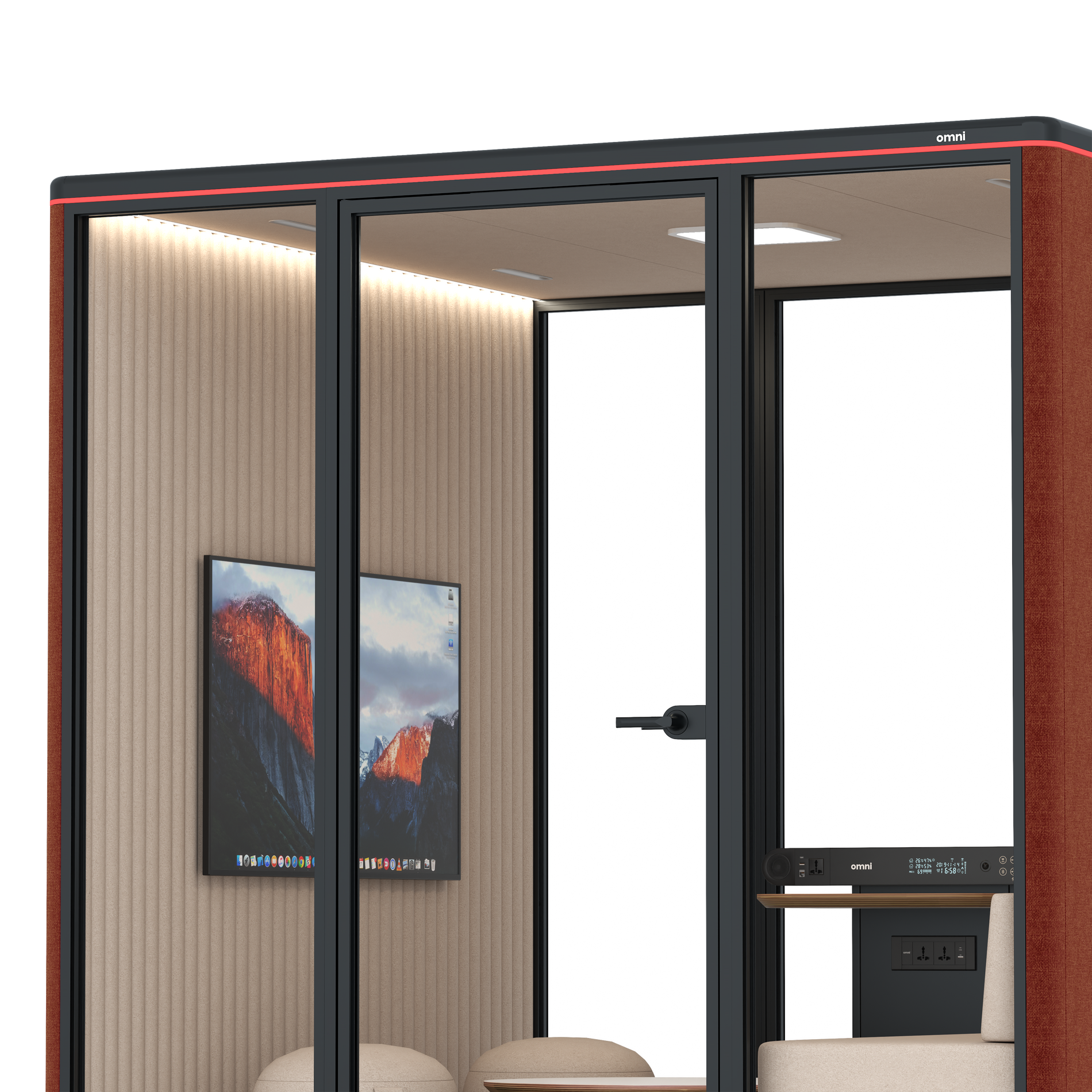 Omni SixLounge / Gabriel Medley Deep Rouge / #a18e7e