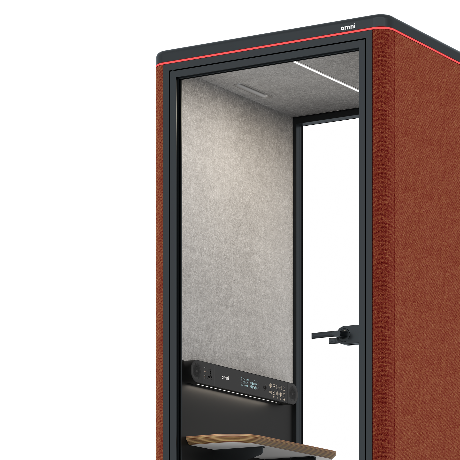 Omni OneCompact Sit-down / Gabriel Medley Deep Rouge / Light Grey Pet Board