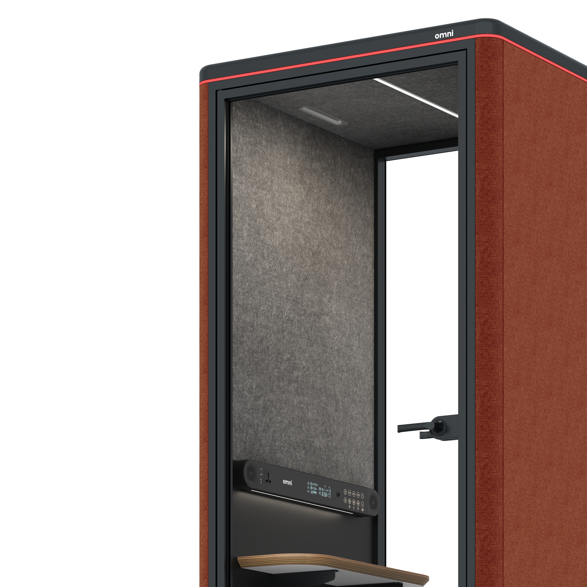 Omni OneCompact Sit-down / Gabriel Medley Deep Rouge / Dark Grey Pet Board