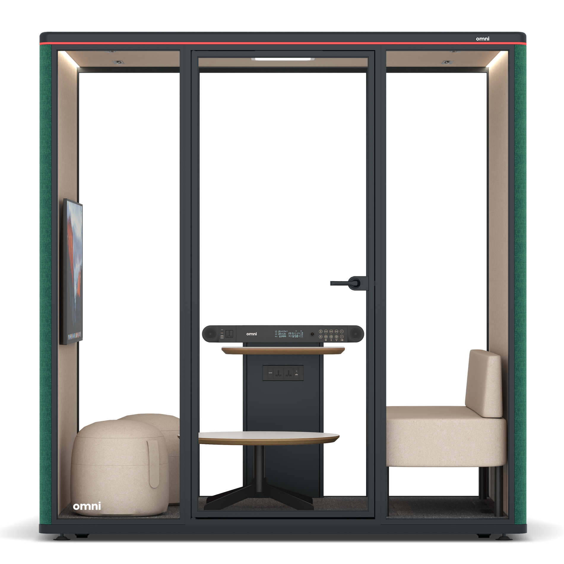 Omni FourLounge / Gabriel Medley Forest Green / #a18e7e