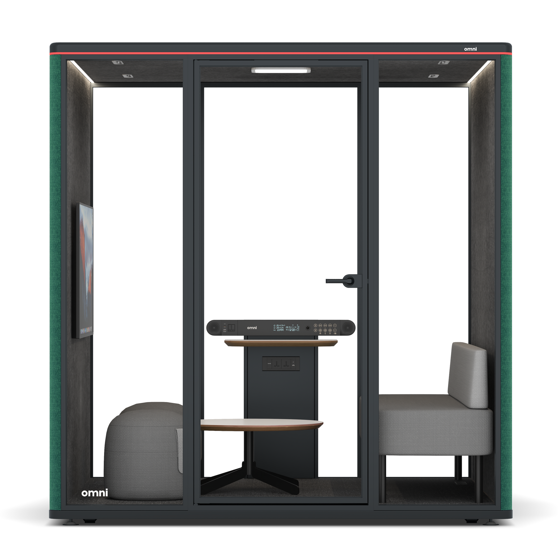 Omni SixLounge / Gabriel Medley Forest Green / #615f5d
