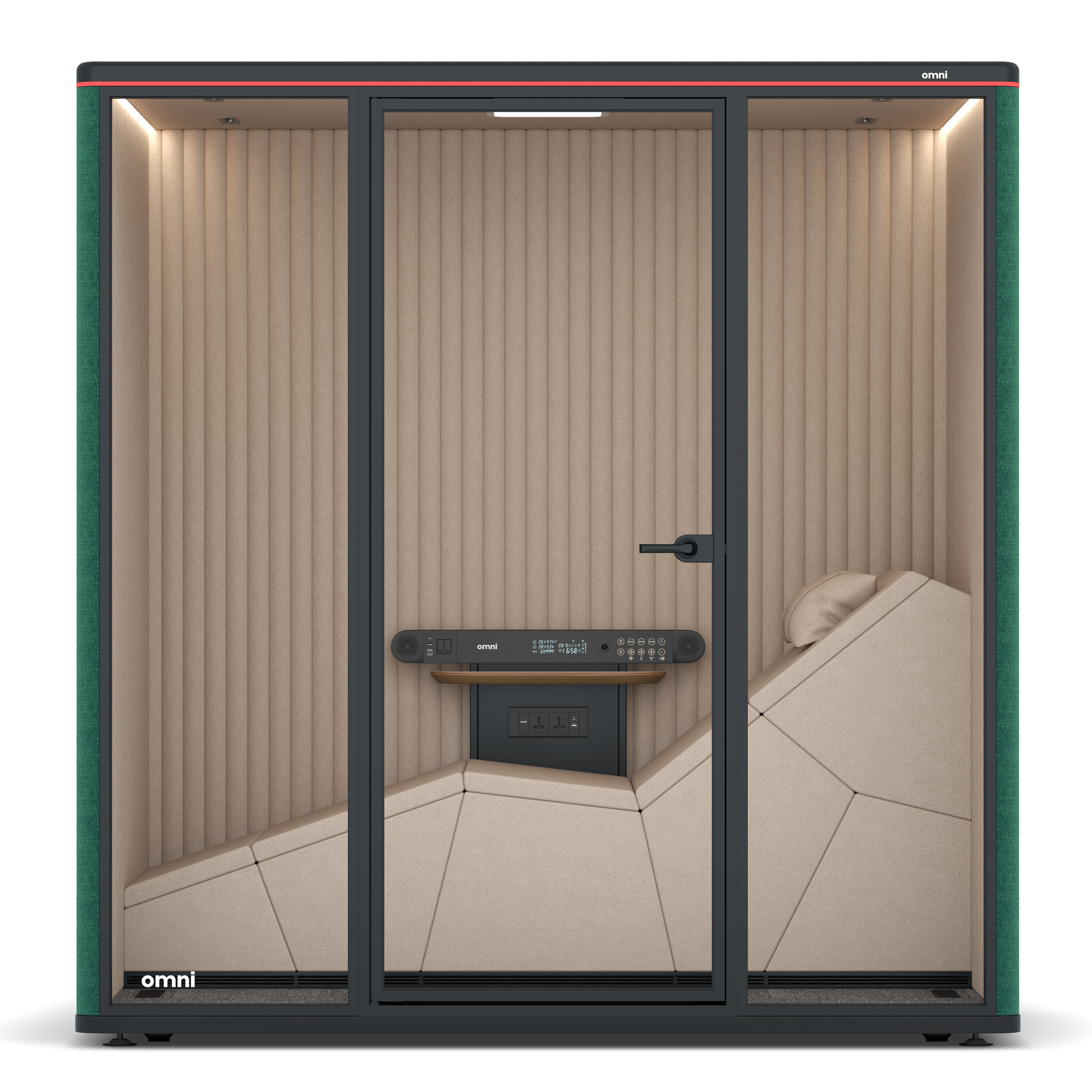 Omni SleepGabriel Medley Forest Green / #a18e7e