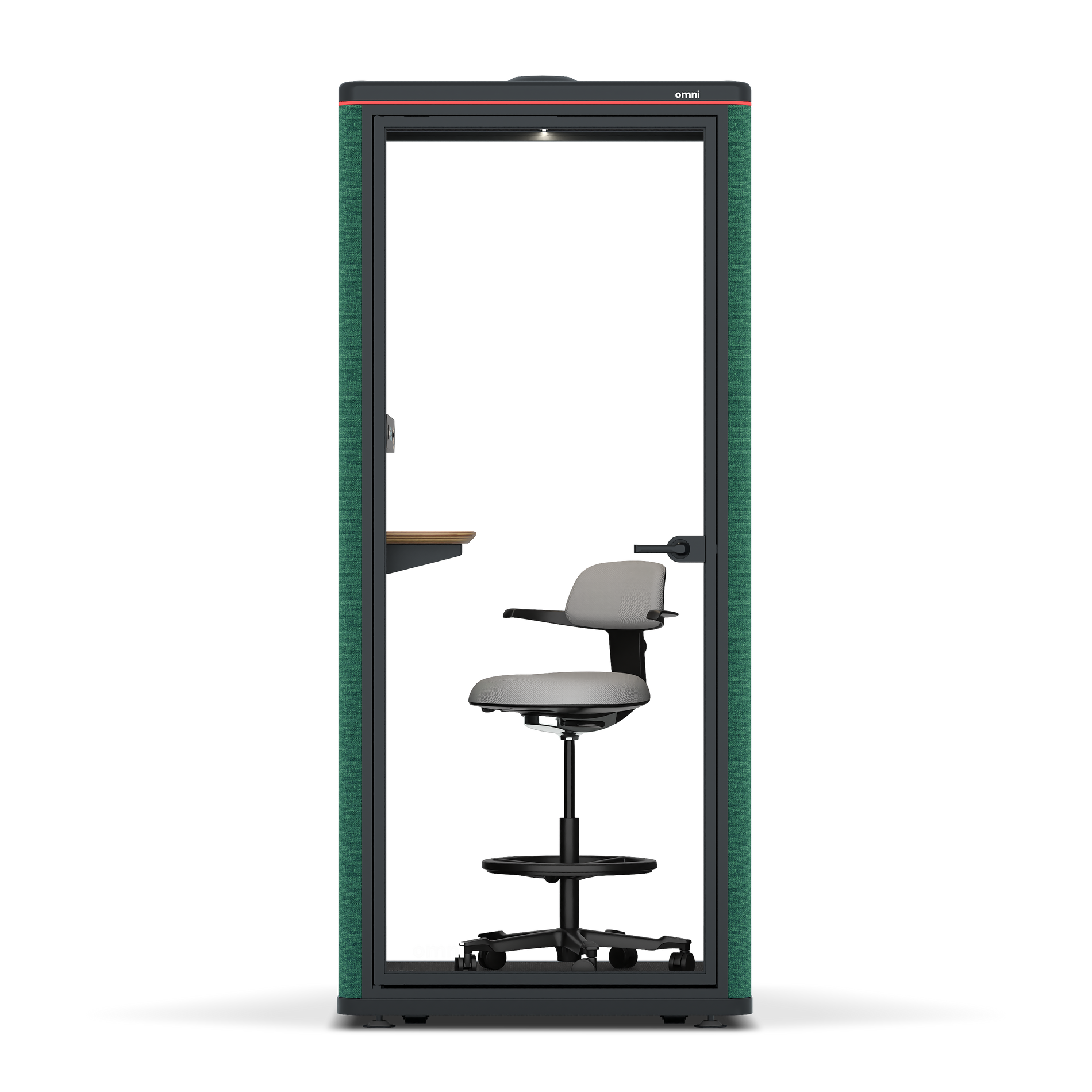 Omni OneStatic Device Shelf / Gabriel Medley Forest Green / #615f5d