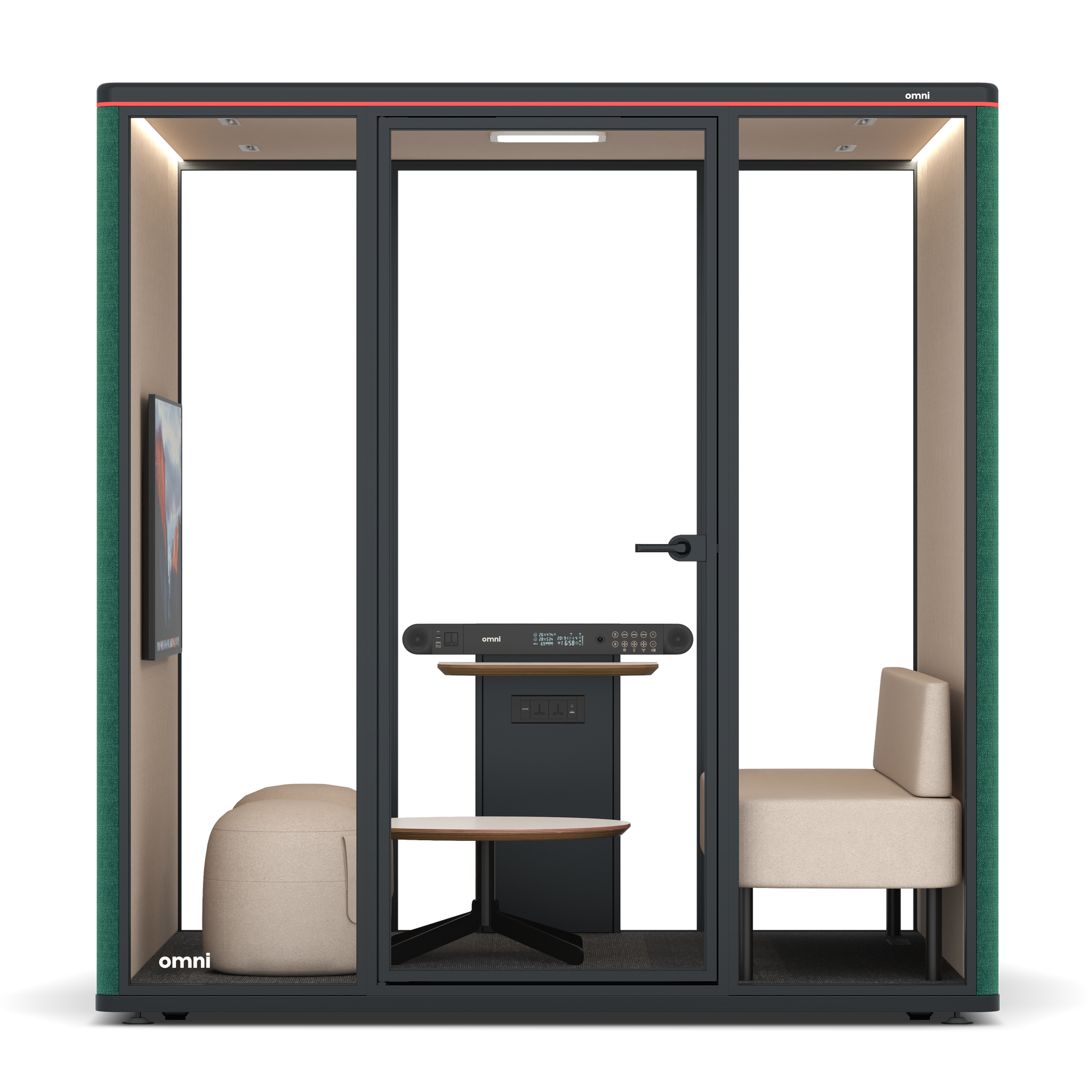 Omni SixLounge / Gabriel Medley Forest Green / #a18e7e