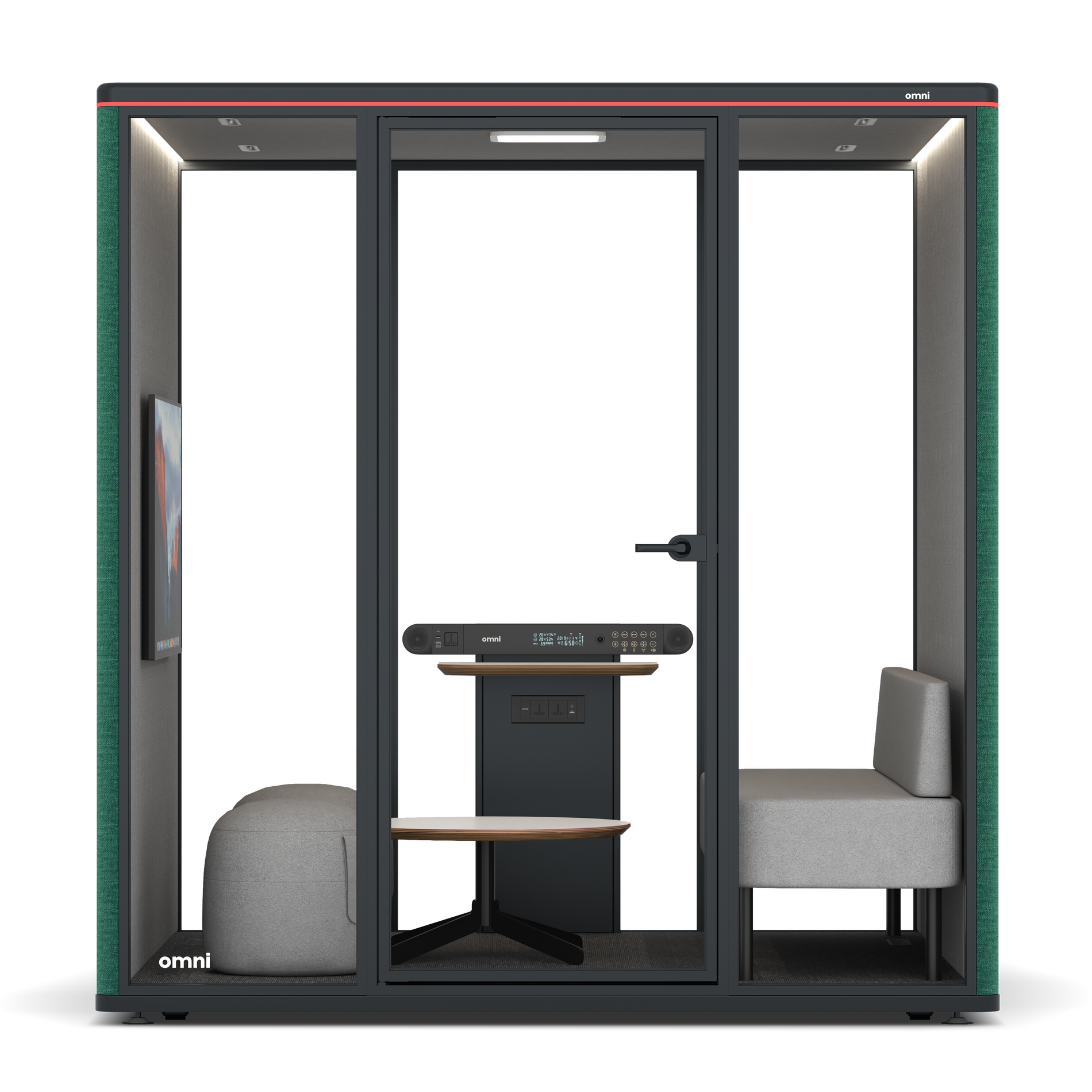 Omni SixLounge / Gabriel Medley Forest Green / #6d6c69
