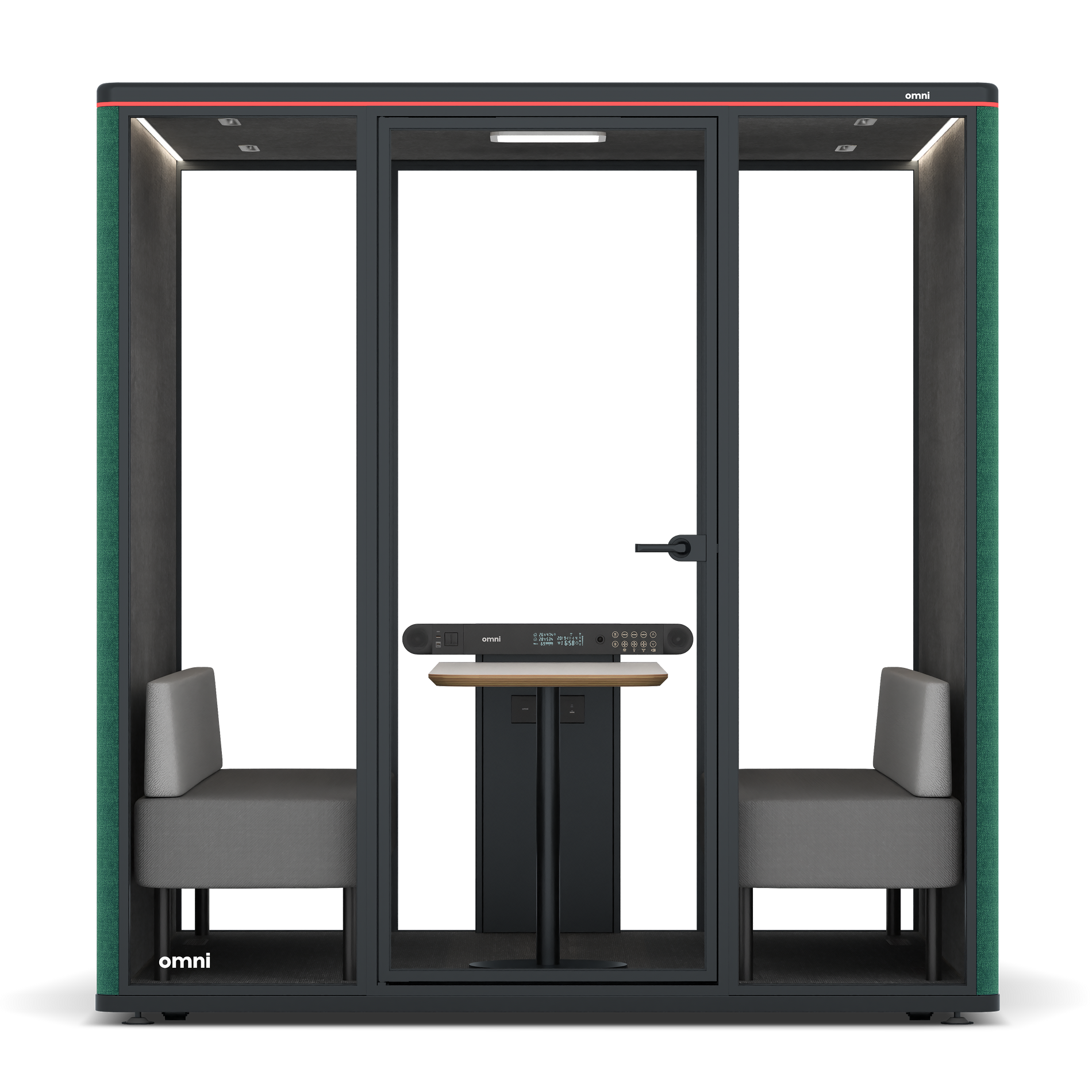 Omni SixSofa / Gabriel Medley Forest Green / #615f5d