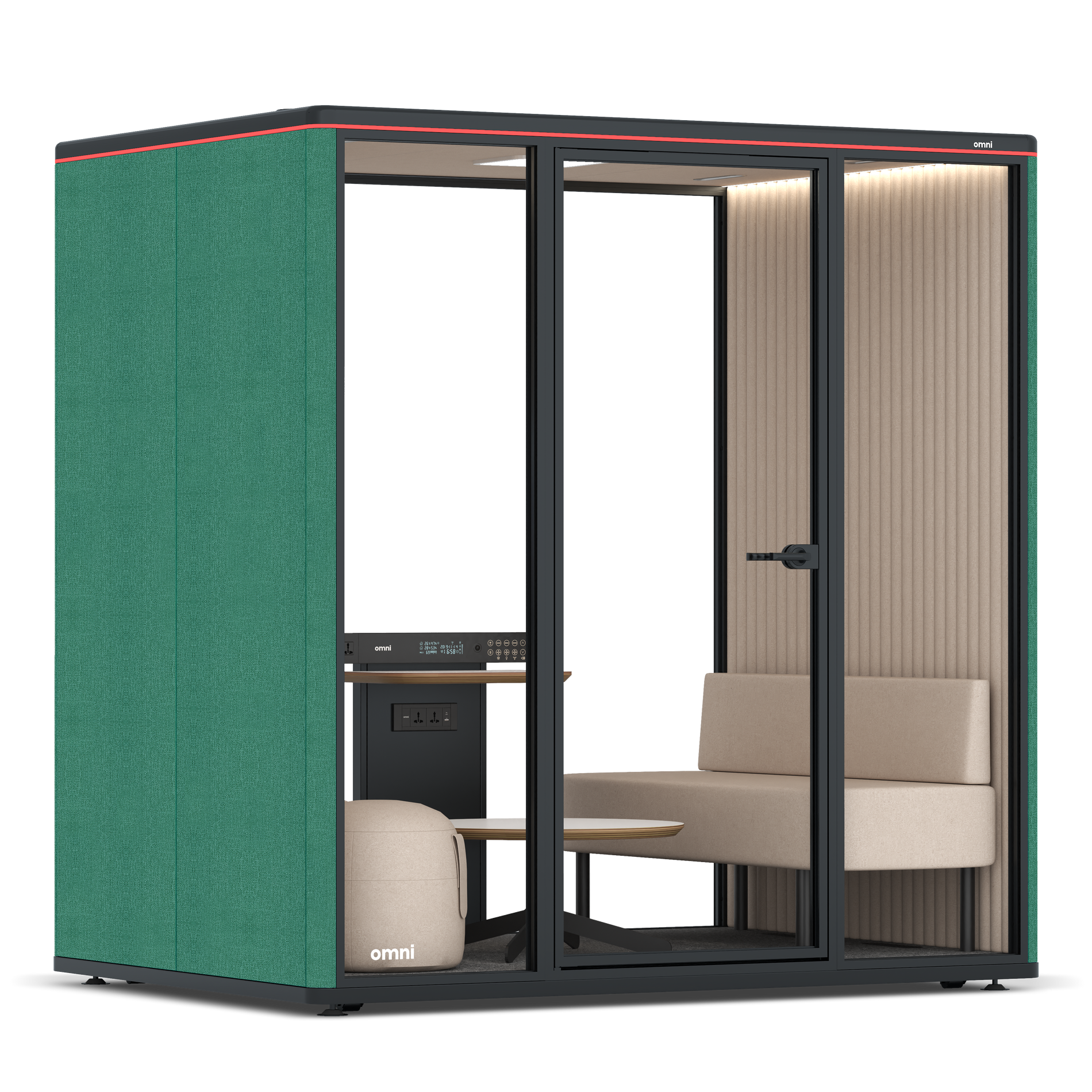 Omni FourLounge / Gabriel Medley Forest Green / #a18e7e
