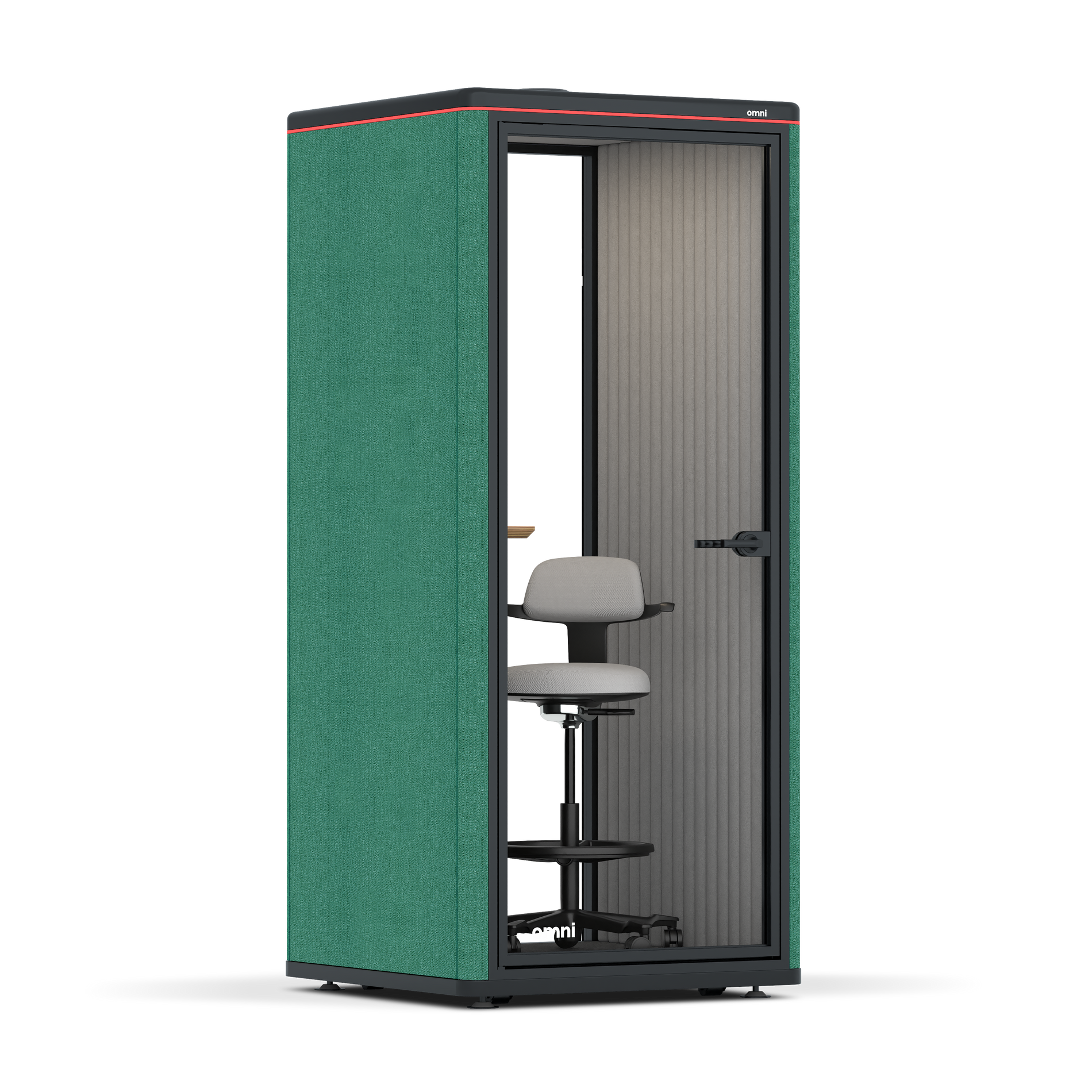 Omni OneStatic Device Shelf / Gabriel Medley Forest Green / #a49f98