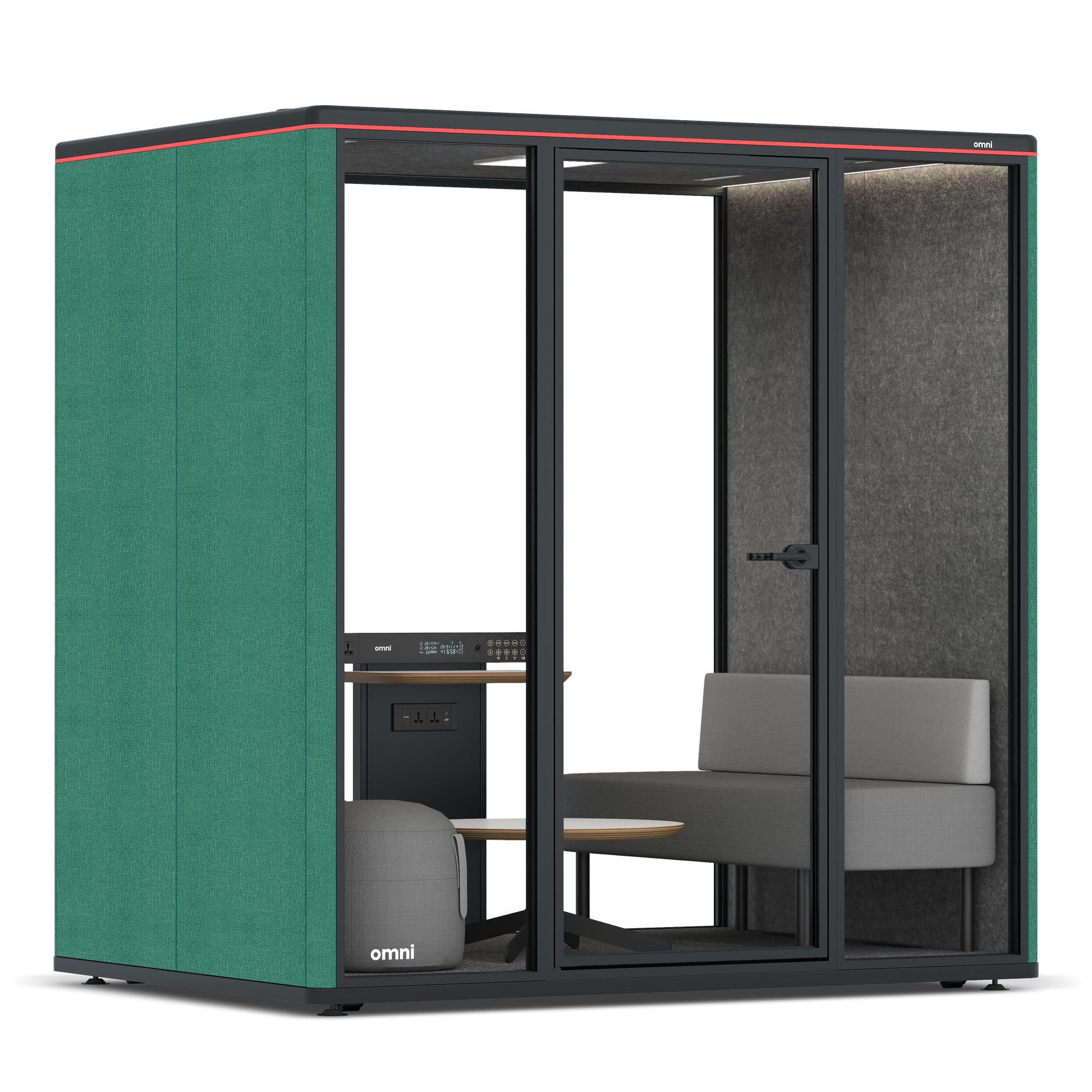 Omni FourLounge / Gabriel Medley Forest Green / #615f5d