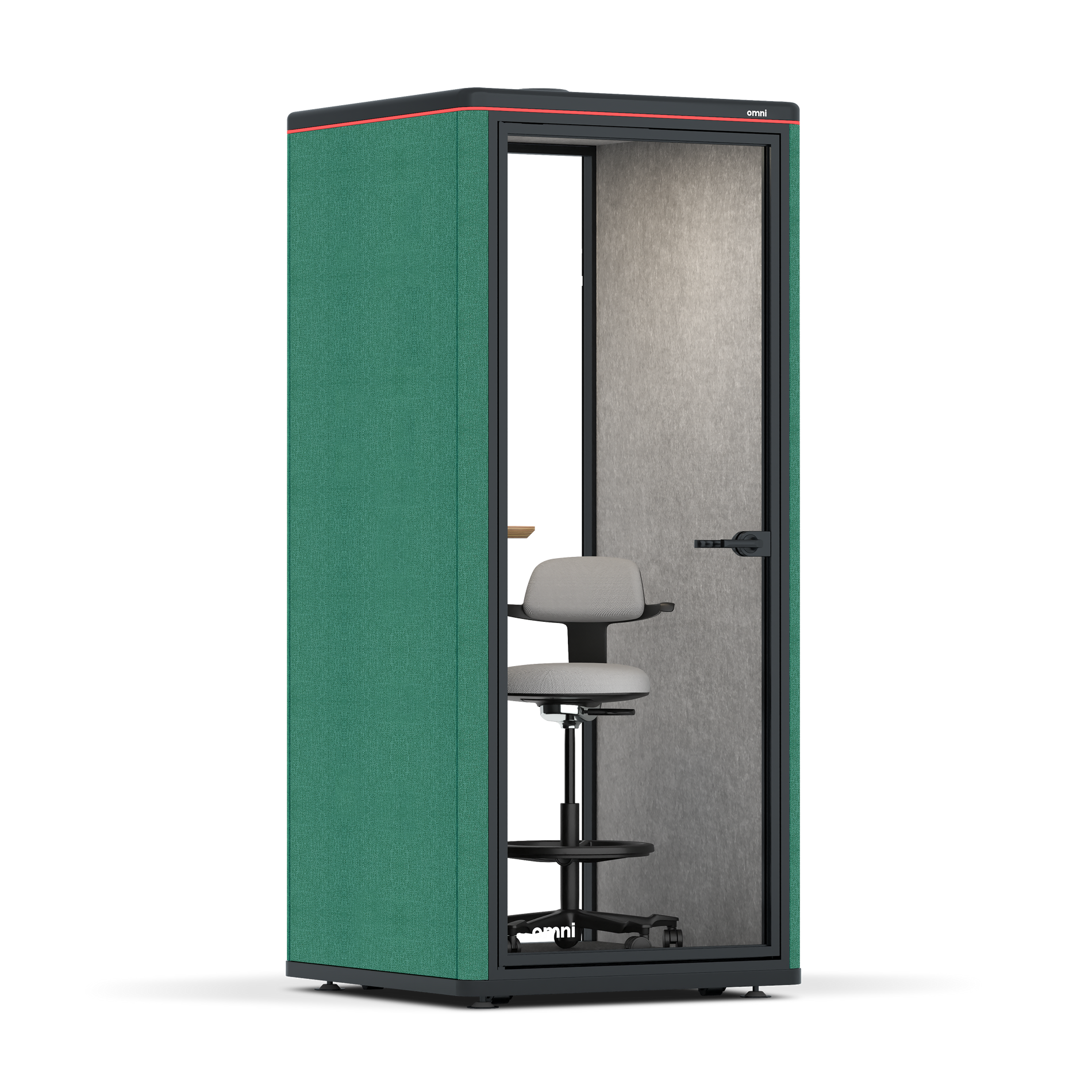 Omni OneStatic Device Shelf / Gabriel Medley Forest Green / #6d6c69