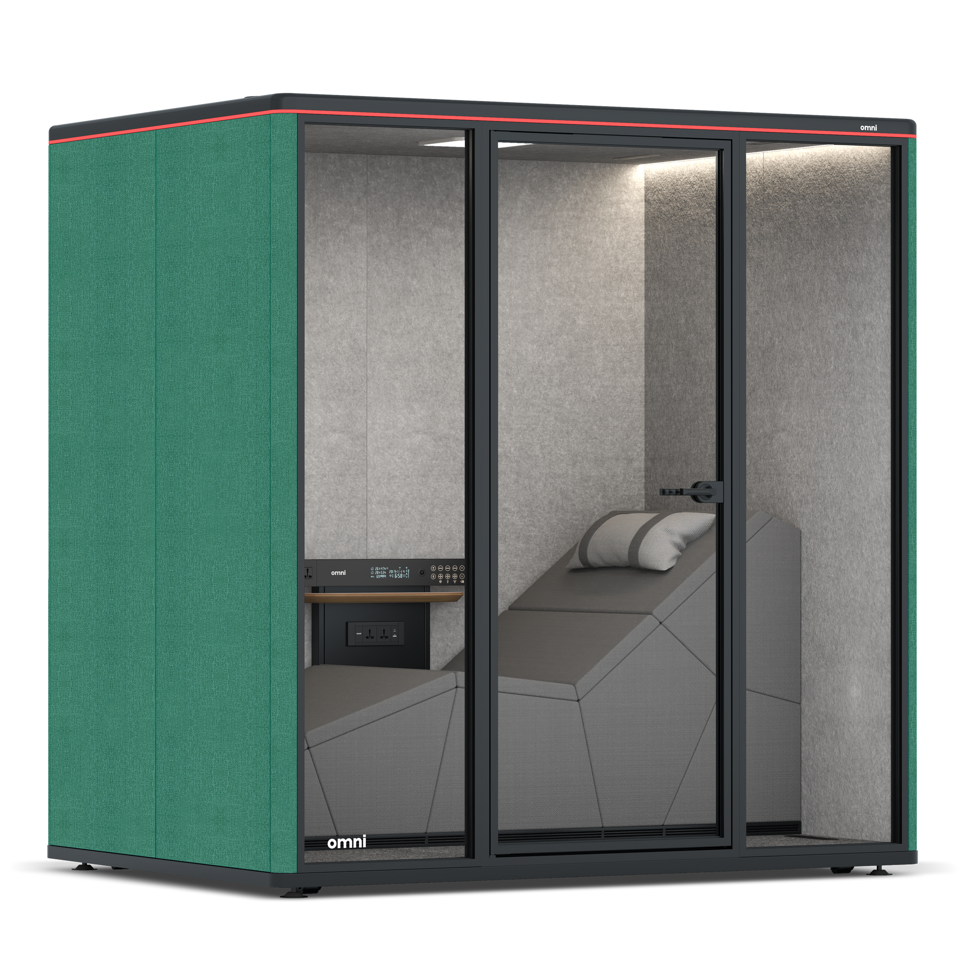 Omni SleepGabriel Medley Forest Green / #a49f98