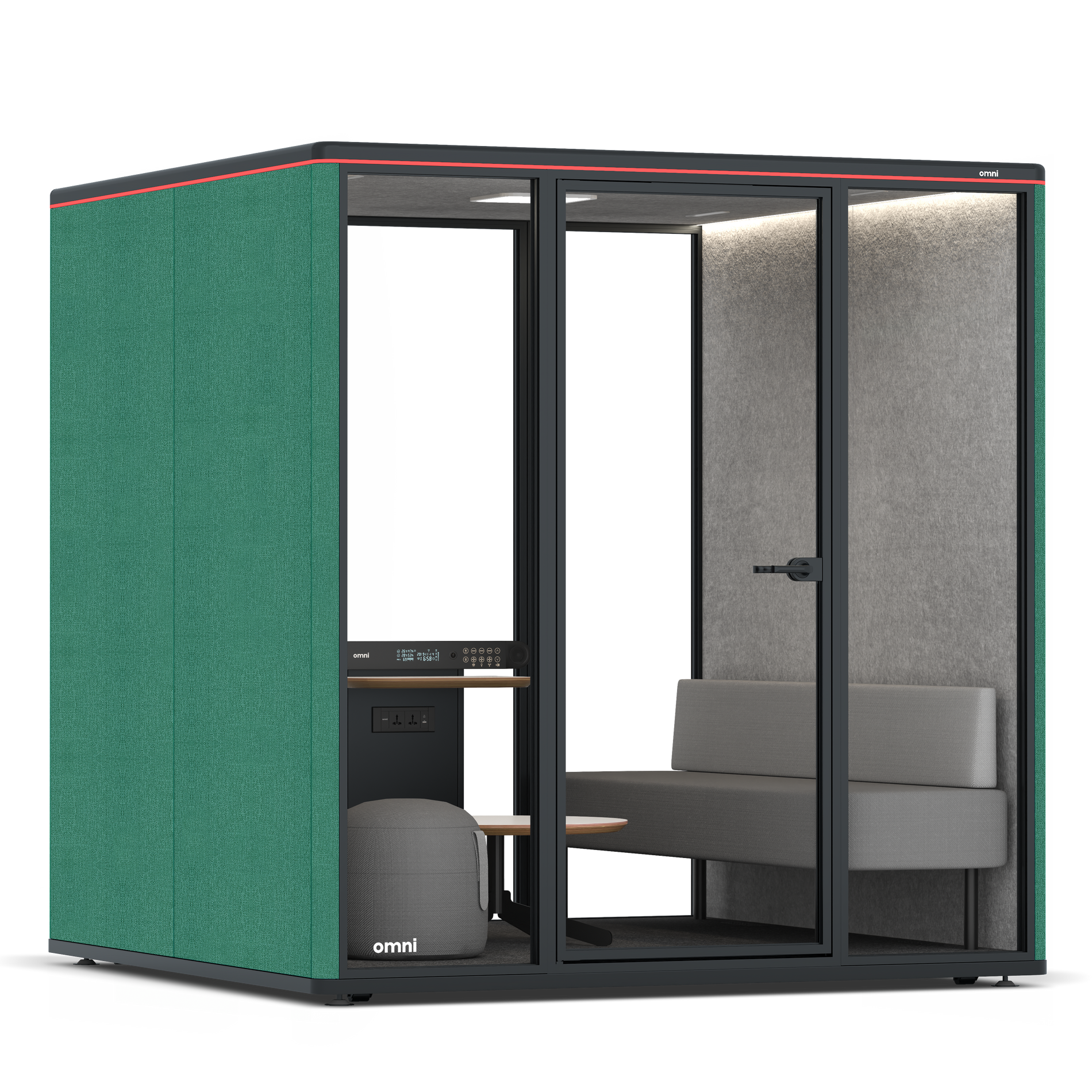 Omni SixLounge / Gabriel Medley Forest Green / #a49f98