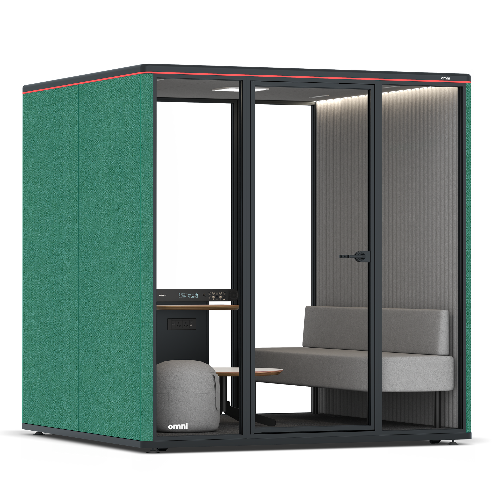 Omni SixLounge / Gabriel Medley Forest Green / #6d6c69