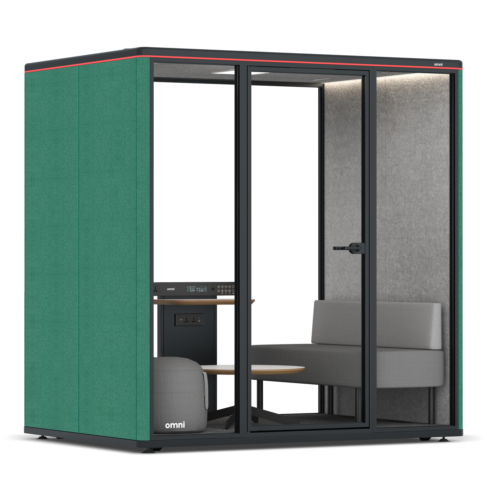 Omni FourLounge / Gabriel Medley Forest Green / #a49f98