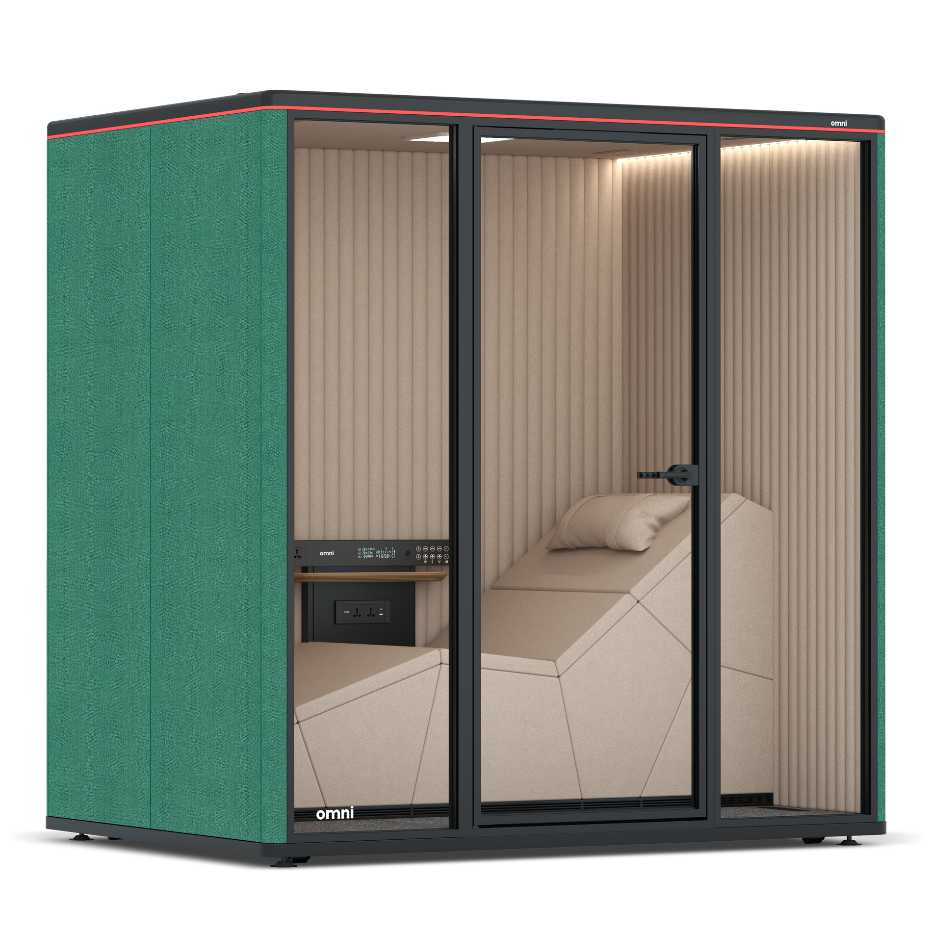 Omni SleepGabriel Medley Forest Green / #a18e7e