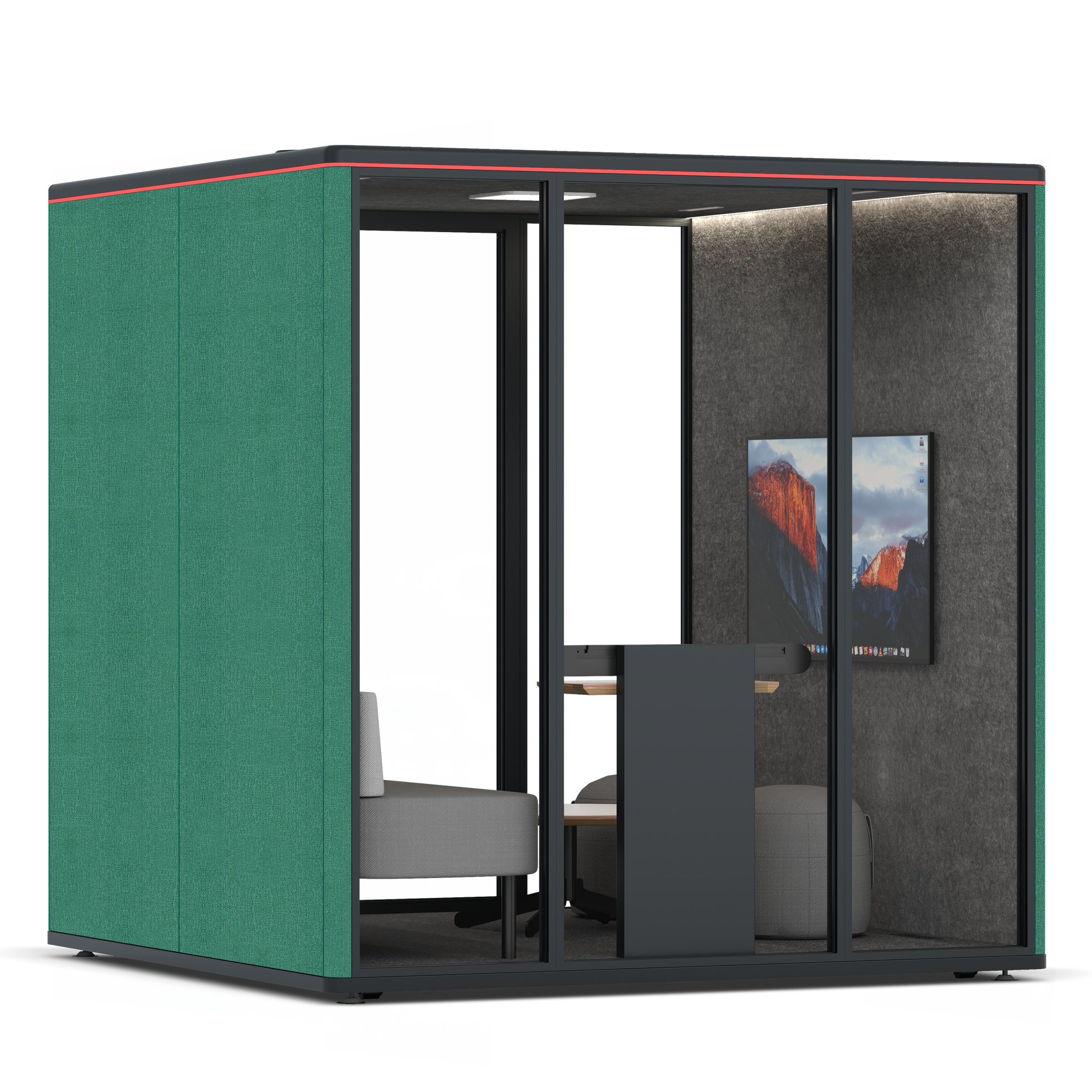 Omni SixLounge / Gabriel Medley Forest Green / #615f5d