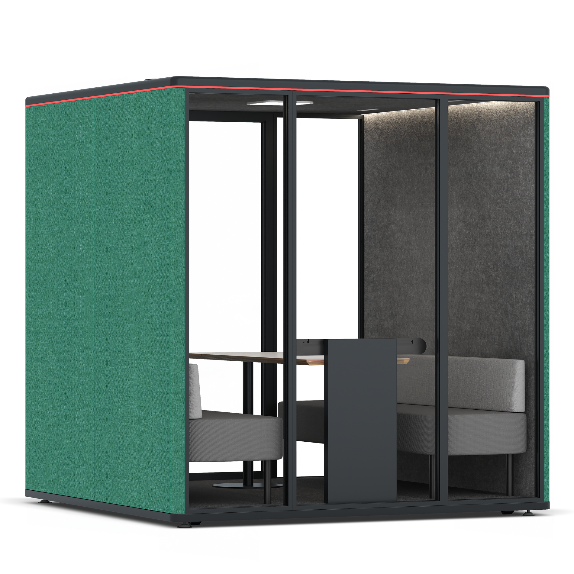 Omni SixSofa / Gabriel Medley Forest Green / #615f5d
