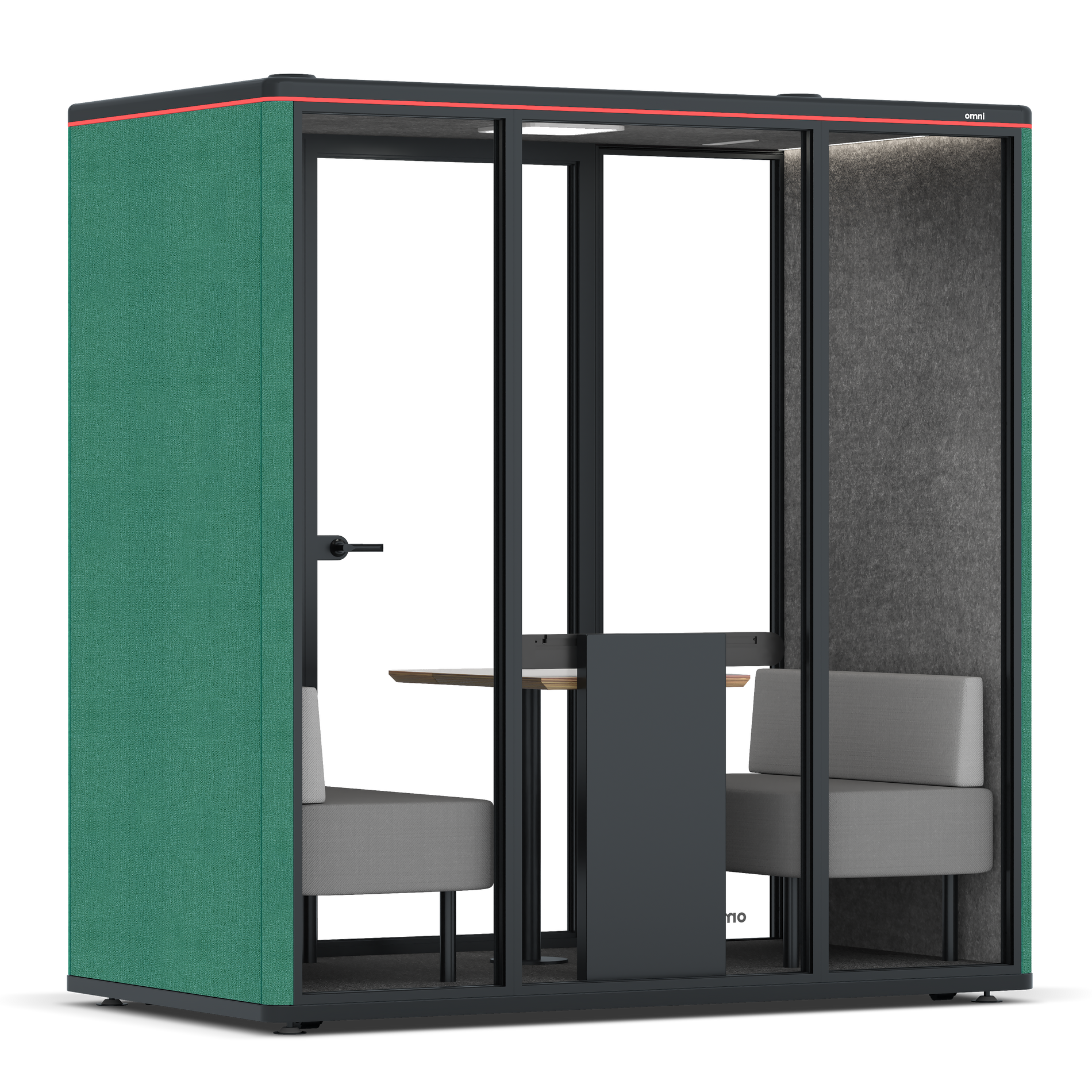 Omni DemiTable / Gabriel Medley Forest Green / #615f5d