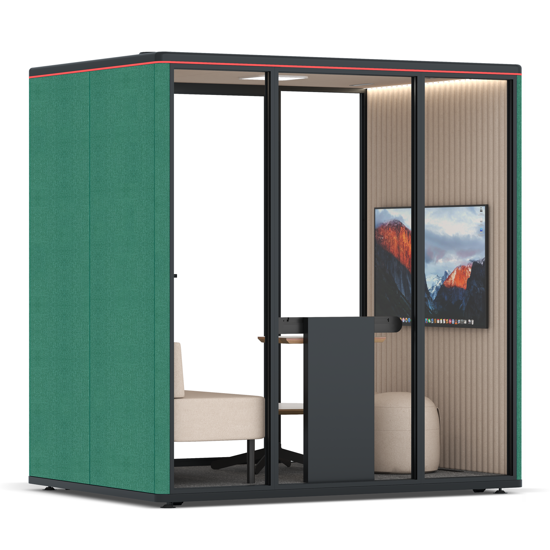 Omni FourLounge / Gabriel Medley Forest Green / #a18e7e
