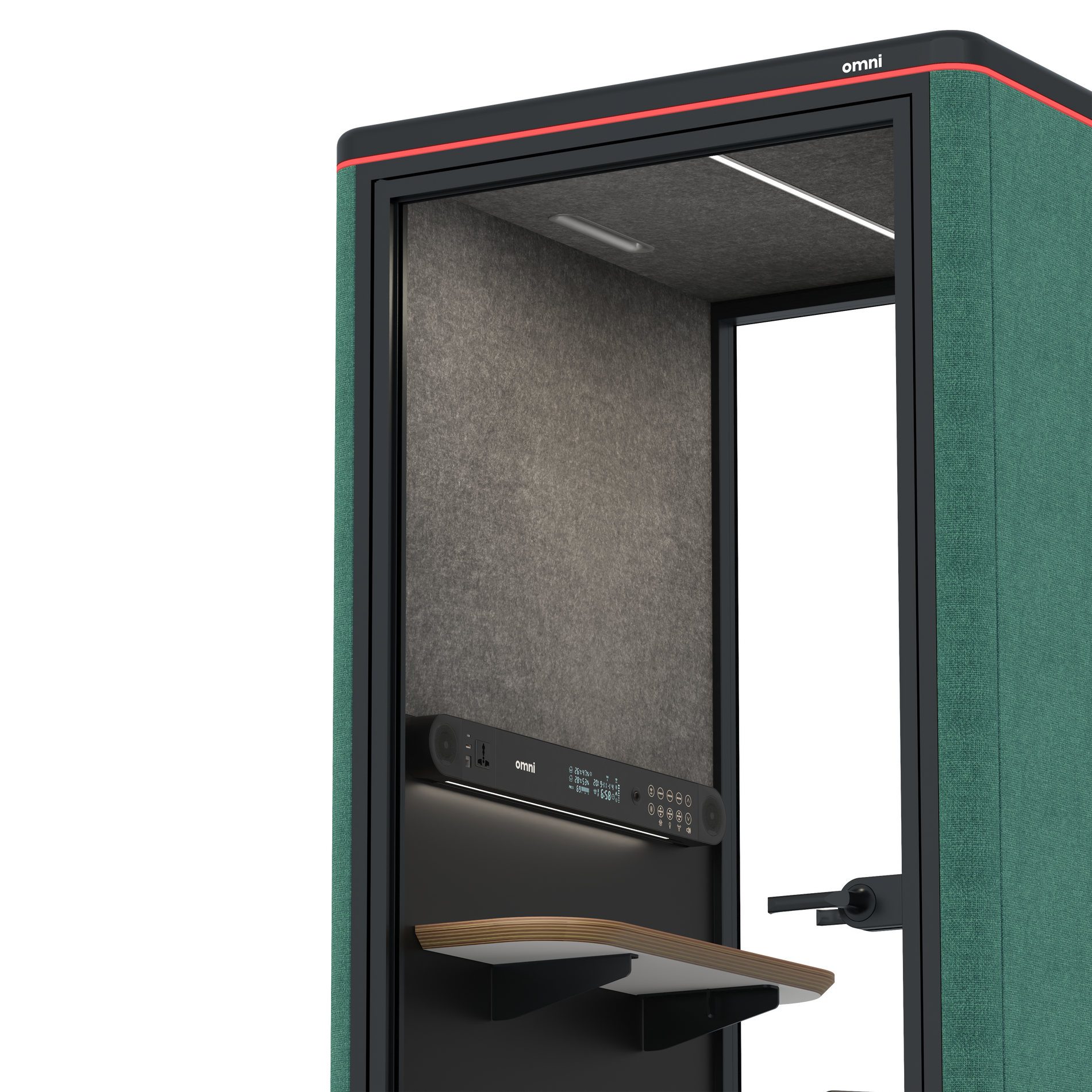 Omni OneStatic Device Shelf / Gabriel Medley Forest Green / #615f5d