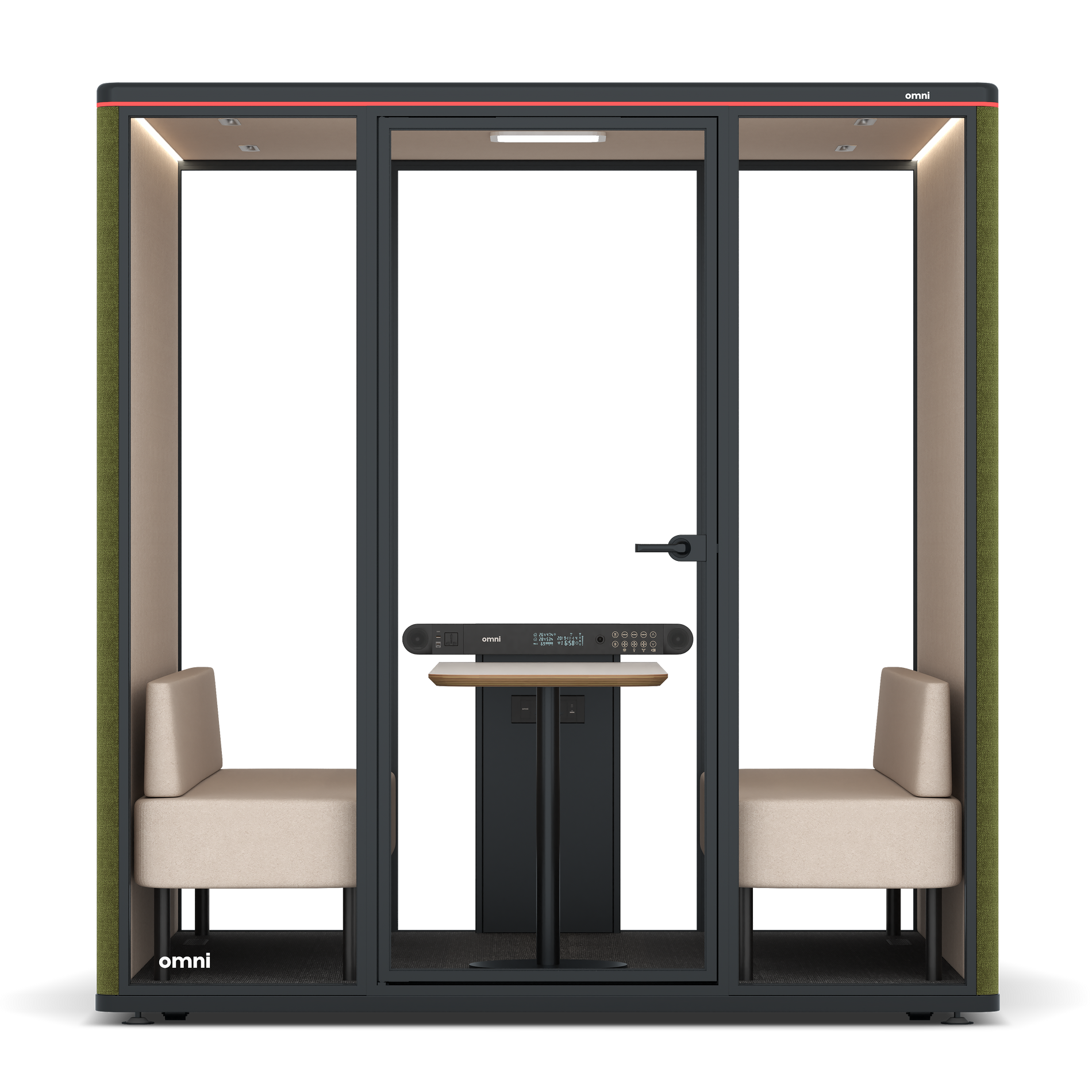 Omni SixSofa / Gabriel Medley Meadow Green / #a18e7e