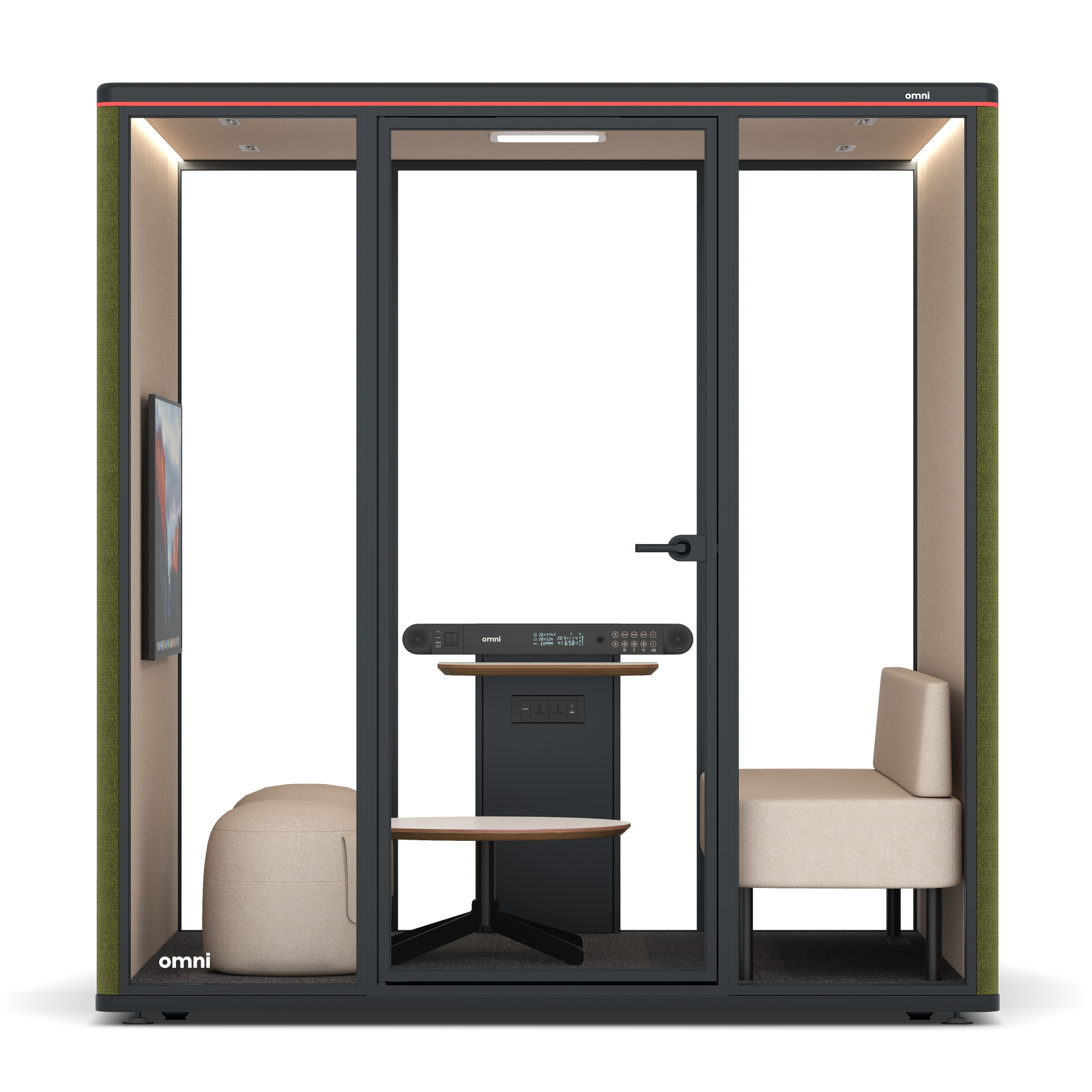 Omni SixLounge / Gabriel Medley Meadow Green / #a18e7e