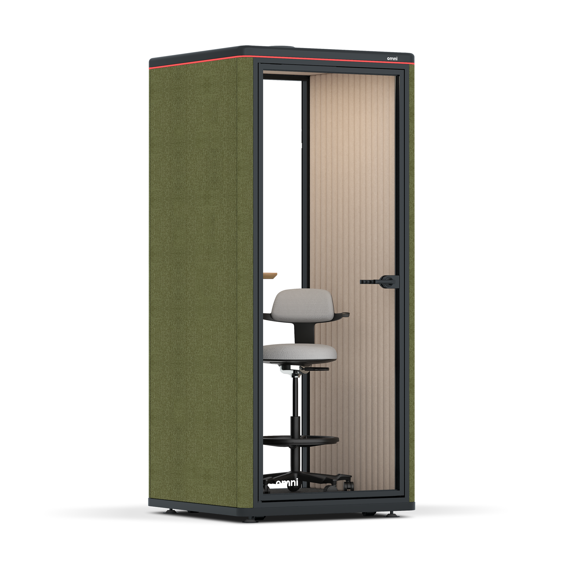 Omni OneStatic Device Shelf / Gabriel Medley Meadow Green / #a18e7e