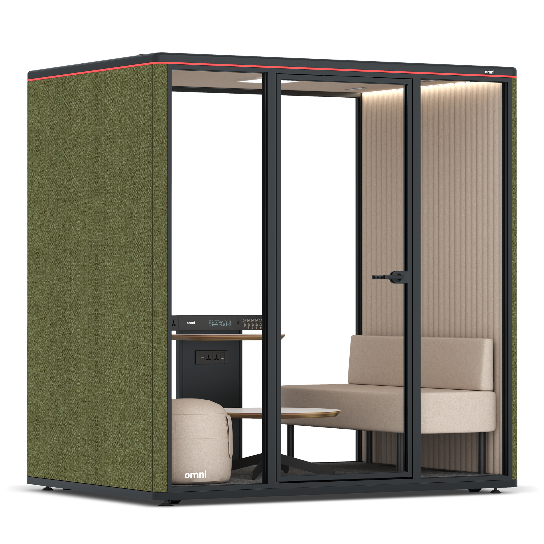 Omni FourLounge / Gabriel Medley Meadow Green / #a18e7e