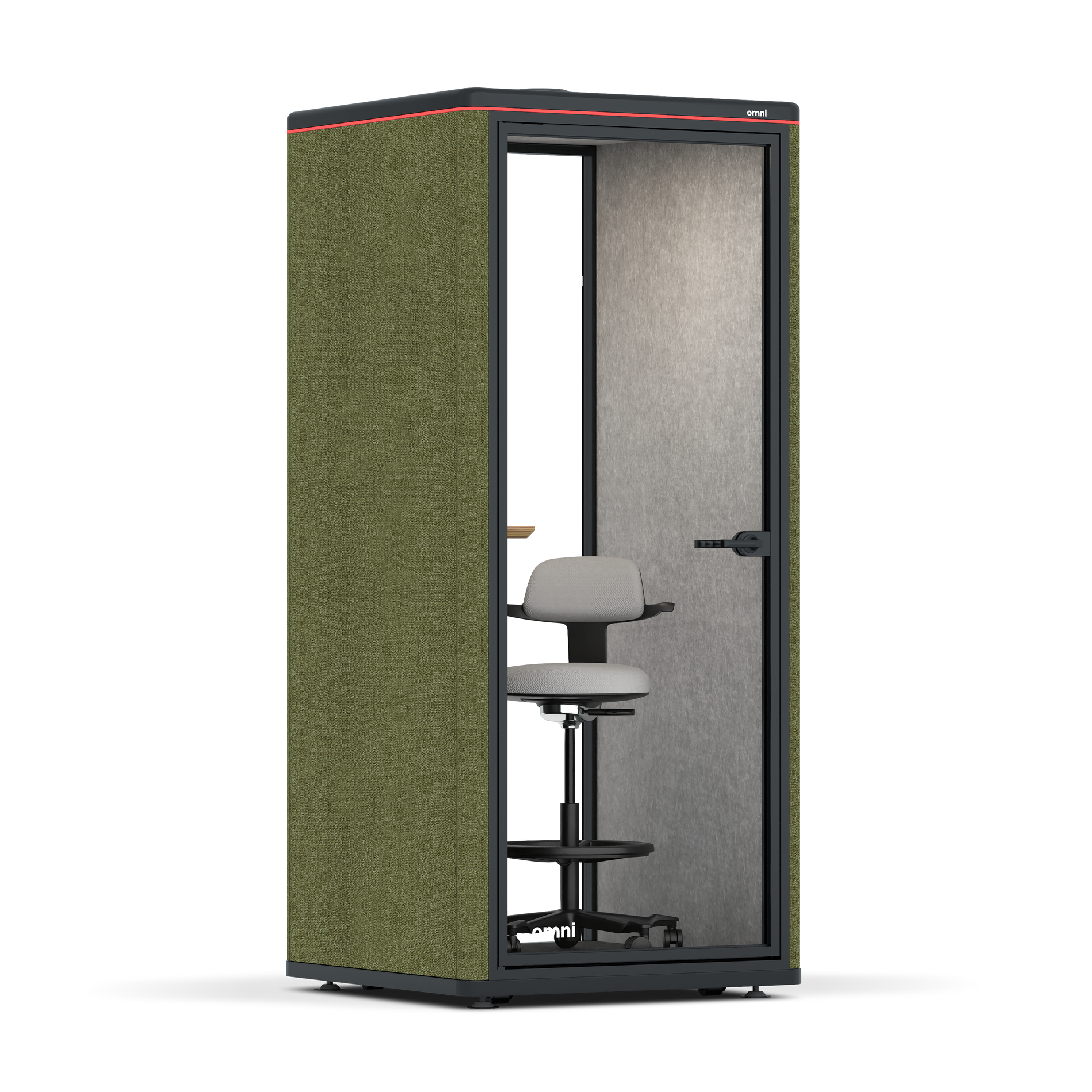 Omni OneStatic Device Shelf / Gabriel Medley Meadow Green / #6d6c69
