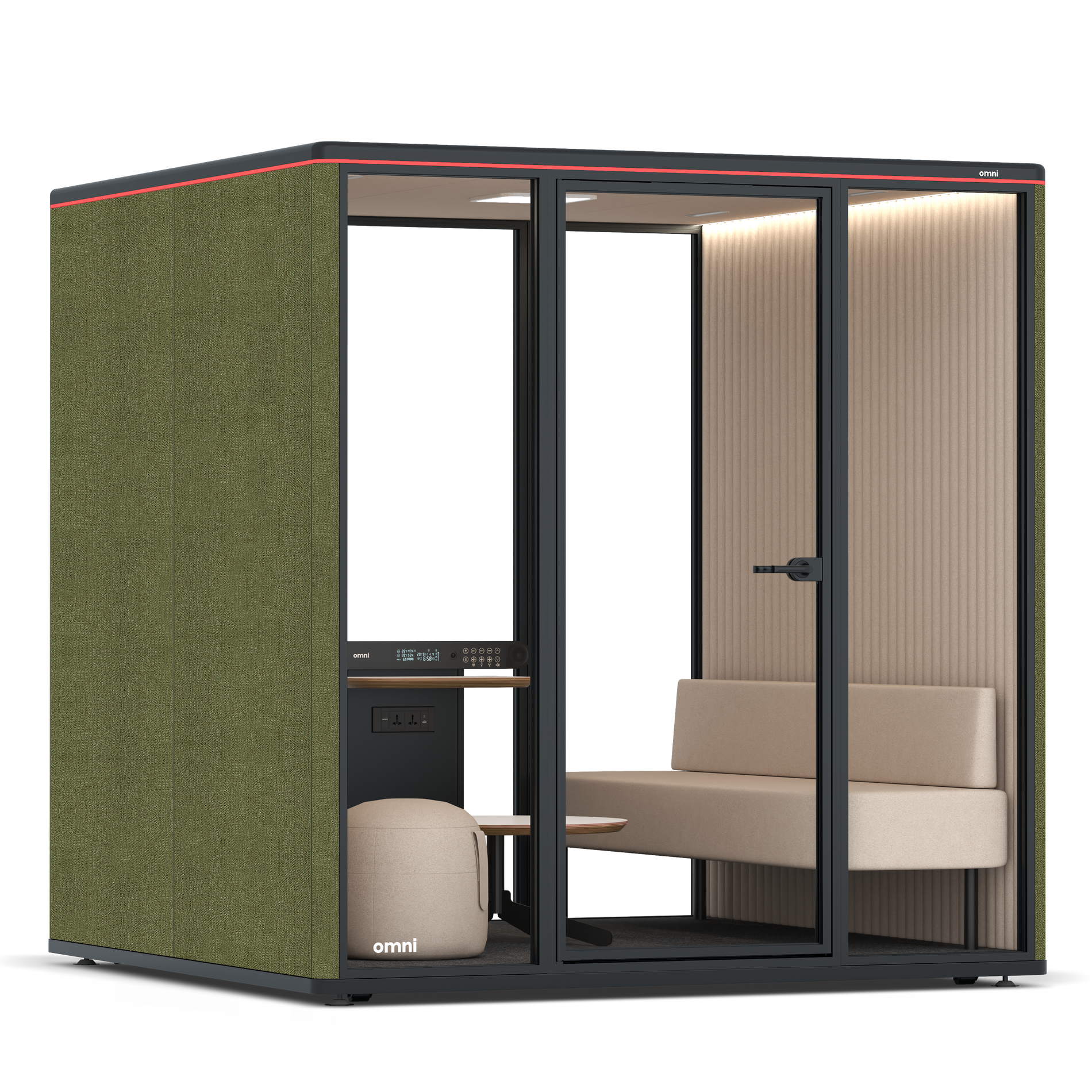 Omni SixLounge / Gabriel Medley Meadow Green / #a18e7e