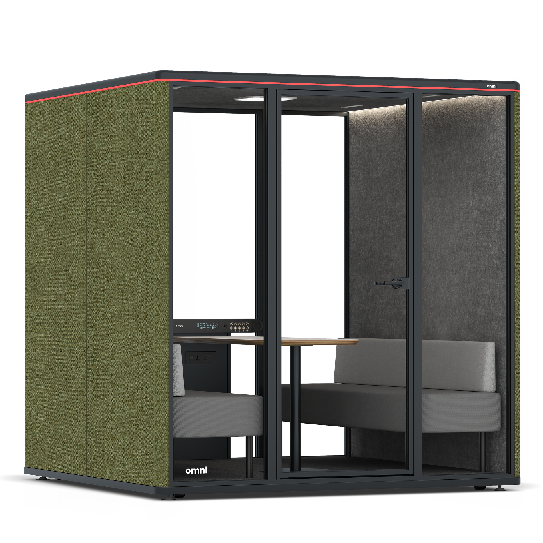 Omni SixSofa / Gabriel Medley Meadow Green / #615f5d