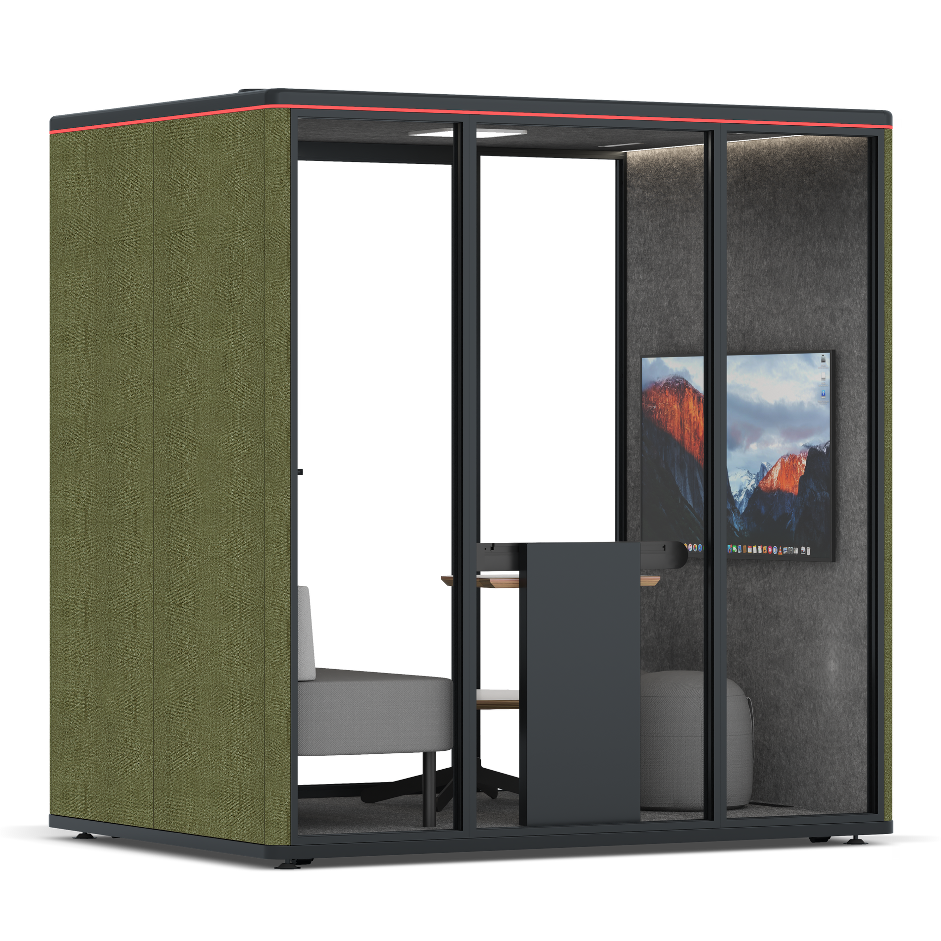 Omni FourLounge / Gabriel Medley Meadow Green / #615f5d