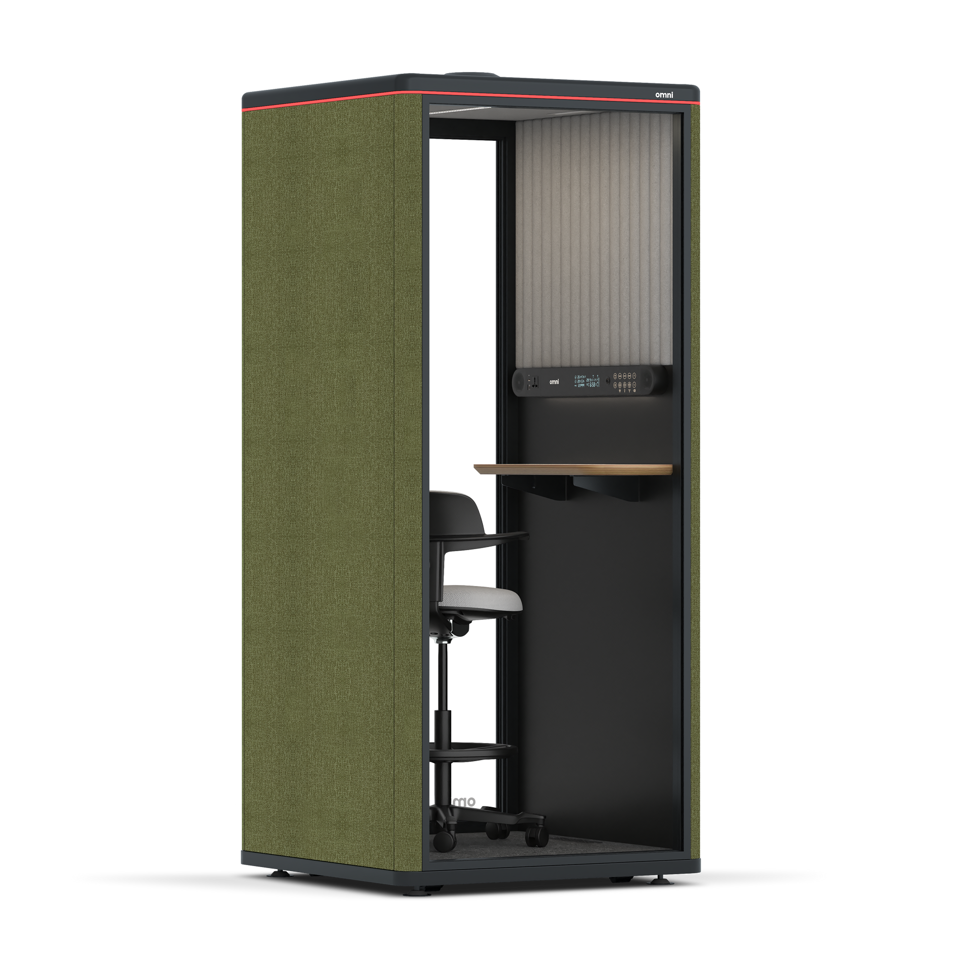 Omni OneStatic Device Shelf / Gabriel Medley Meadow Green / #a49f98