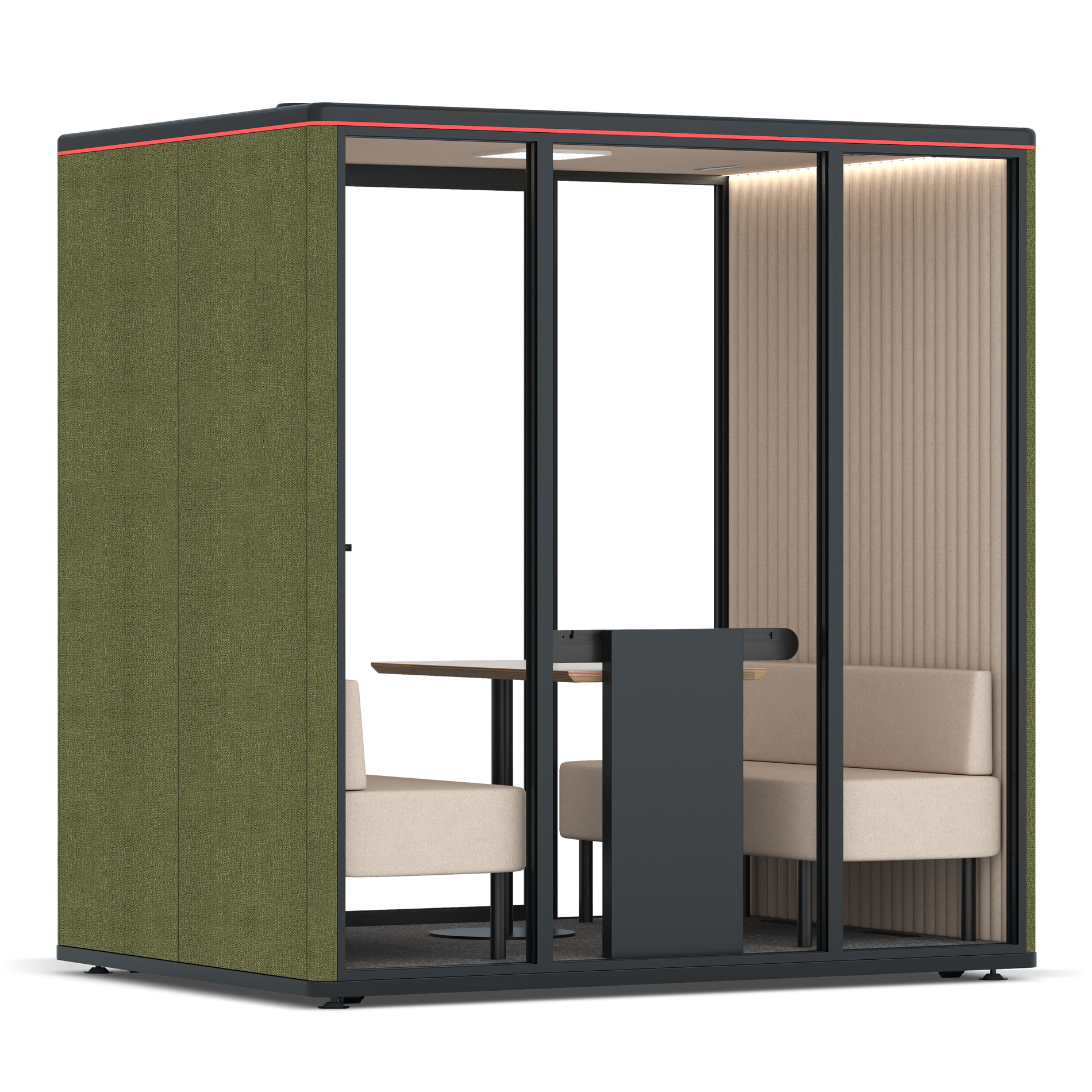 Omni FourSofa / Gabriel Medley Meadow Green / #a18e7e