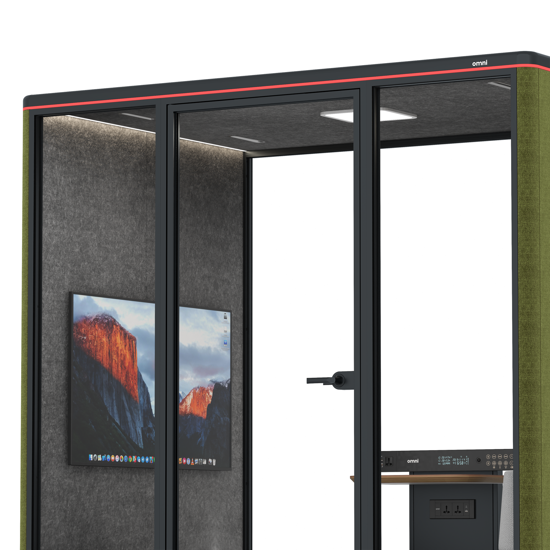 Omni FourLounge / Gabriel Medley Meadow Green / #615f5d