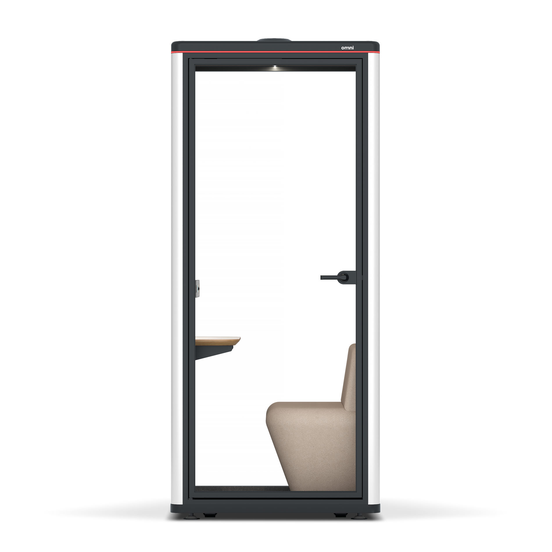 Omni OneCompact Sit-down / WhiteRAL Pure White / Beige Corrugated