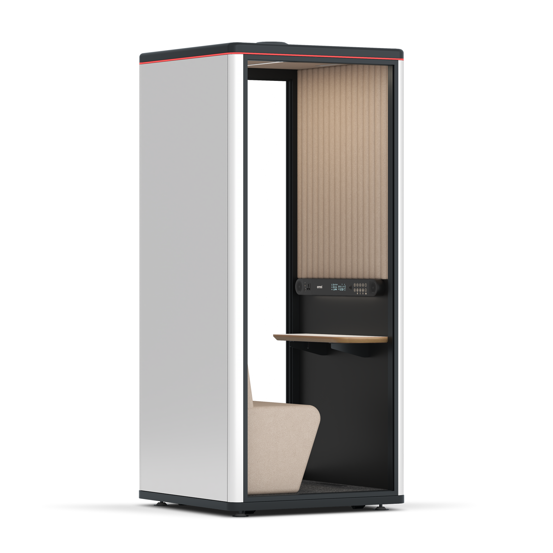 Omni OneCompact Sit-down / WhiteRAL Pure White / Beige Corrugated