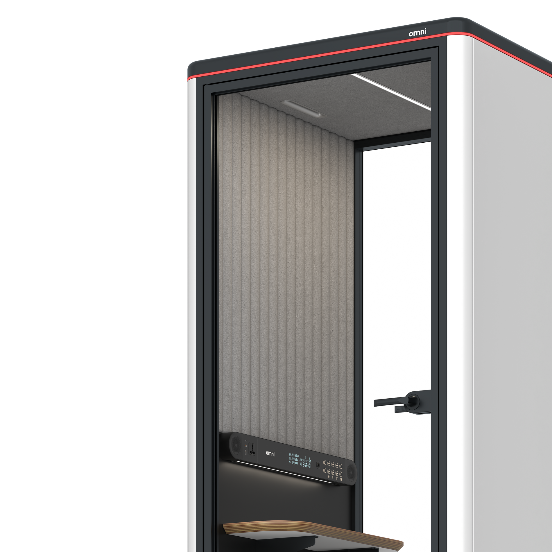 Omni OneCompact Sit-down / WhiteRAL Pure White / Grey Corrugated